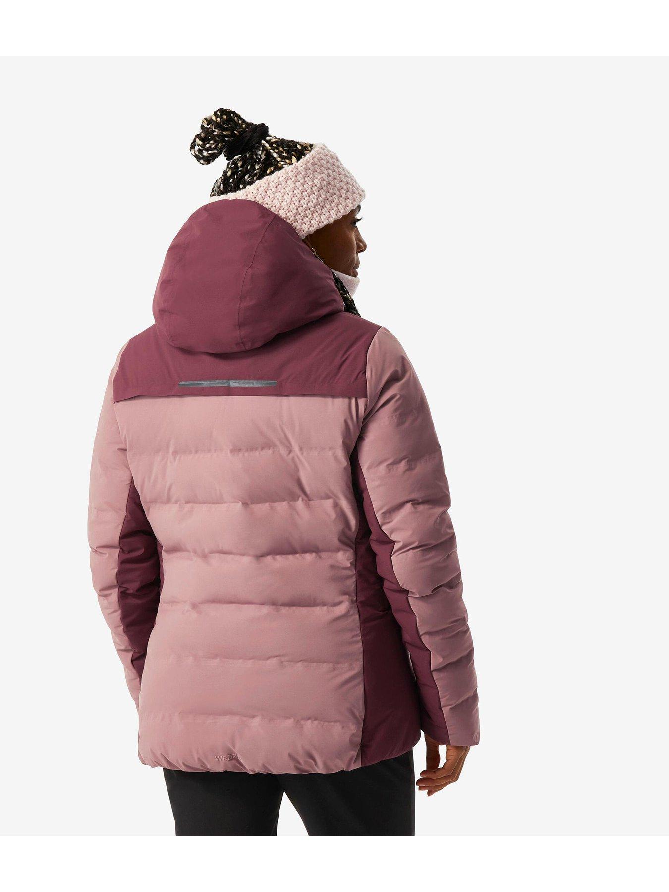 decathlon-womens-900-warm-ski-jacket-pinkstillFront