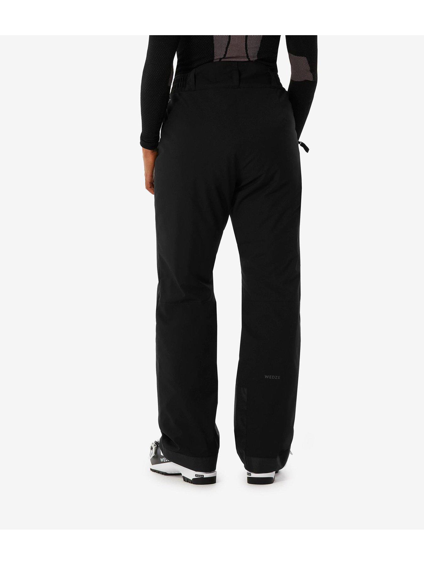 decathlon-womens-100-ski-pants-blackstillFront