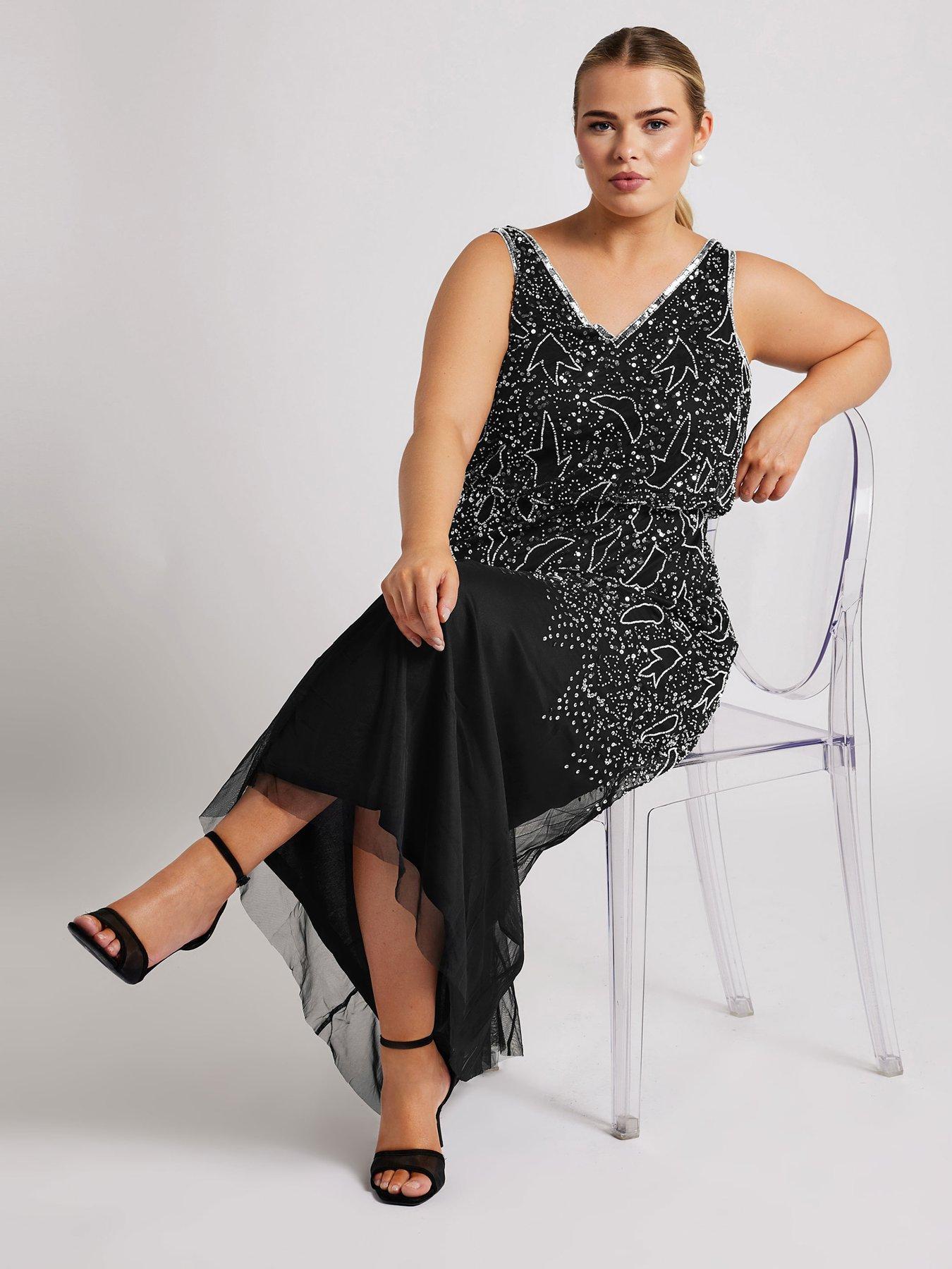 yours-curve-luxe-abstract-embellished-maxi-dress-blackfront