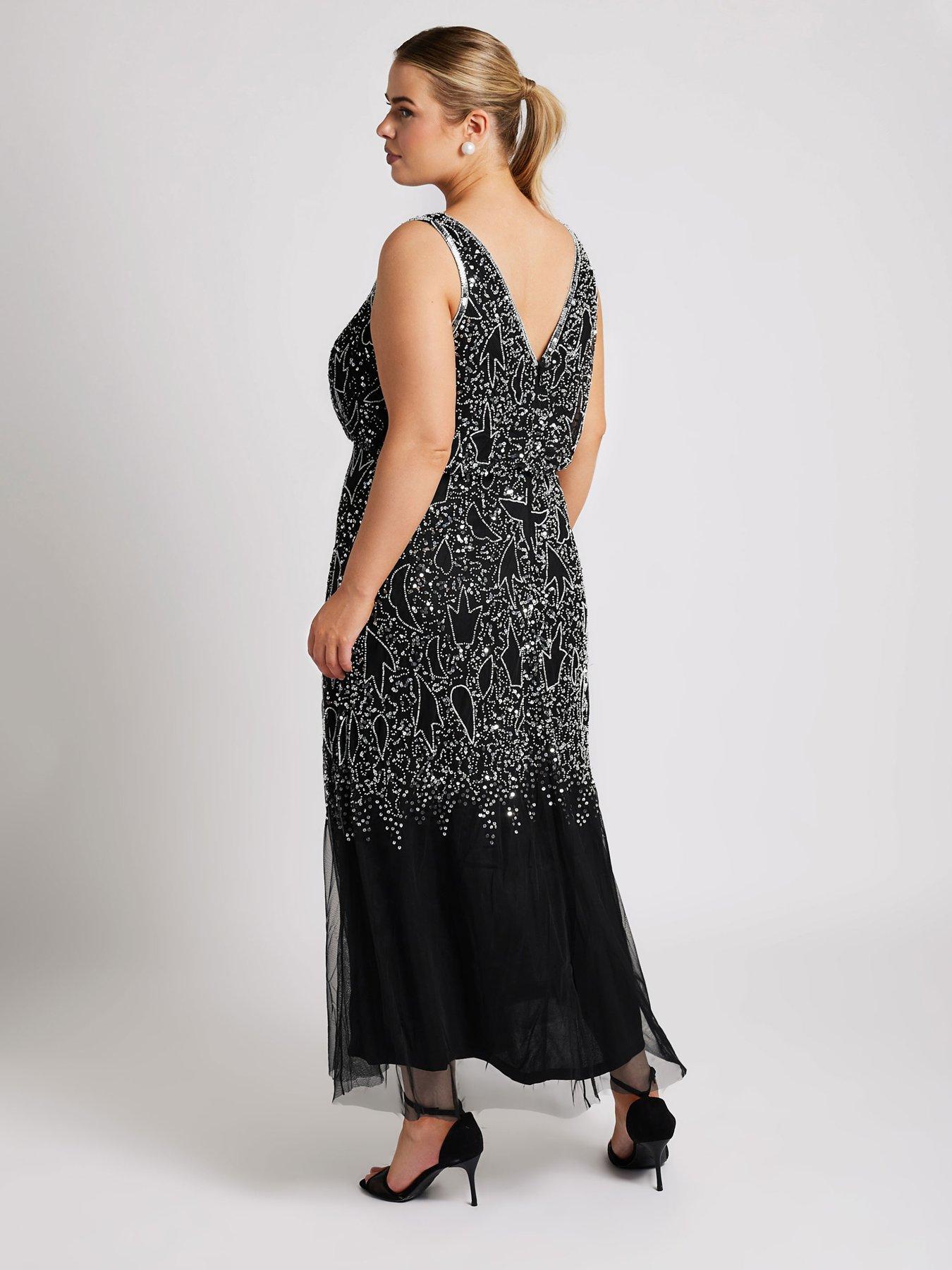 yours-curve-luxe-abstract-embellished-maxi-dress-blackstillFront