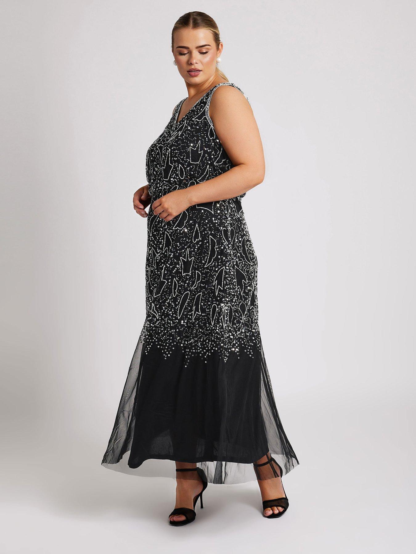 yours-curve-luxe-abstract-embellished-maxi-dress-blackoutfit