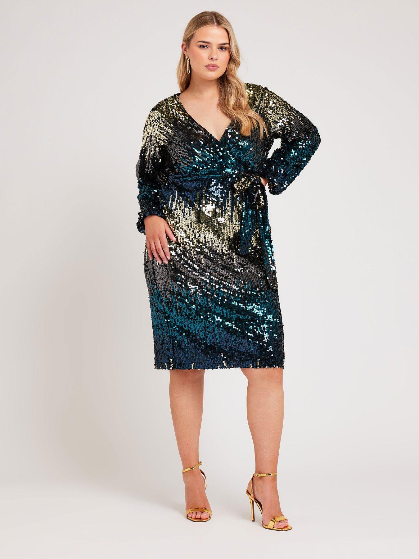 yours-curve-sequin-ombre-wrap-dressback