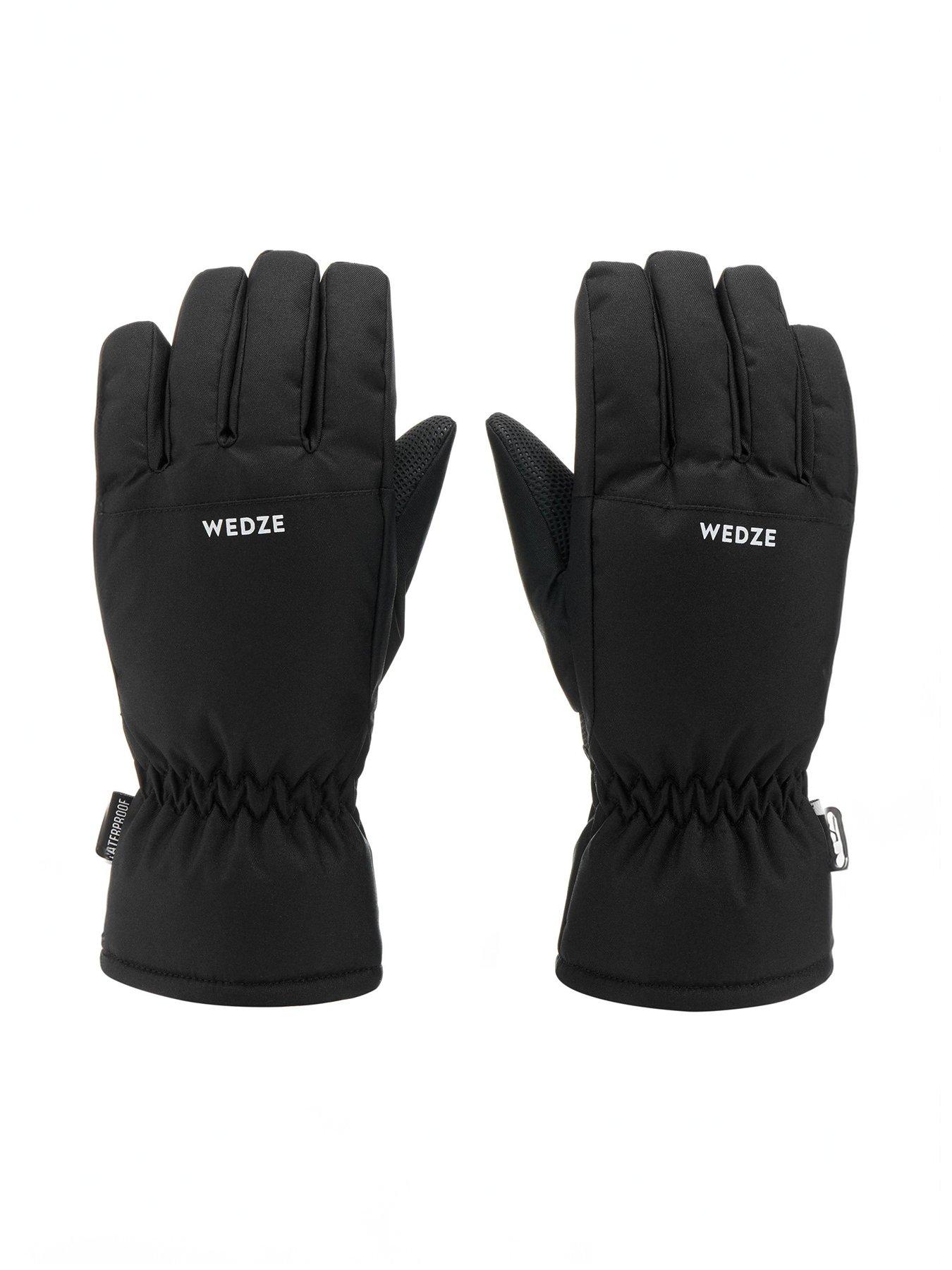 decathlon-kids-warm-and-waterproof-100-ski-gloves-black