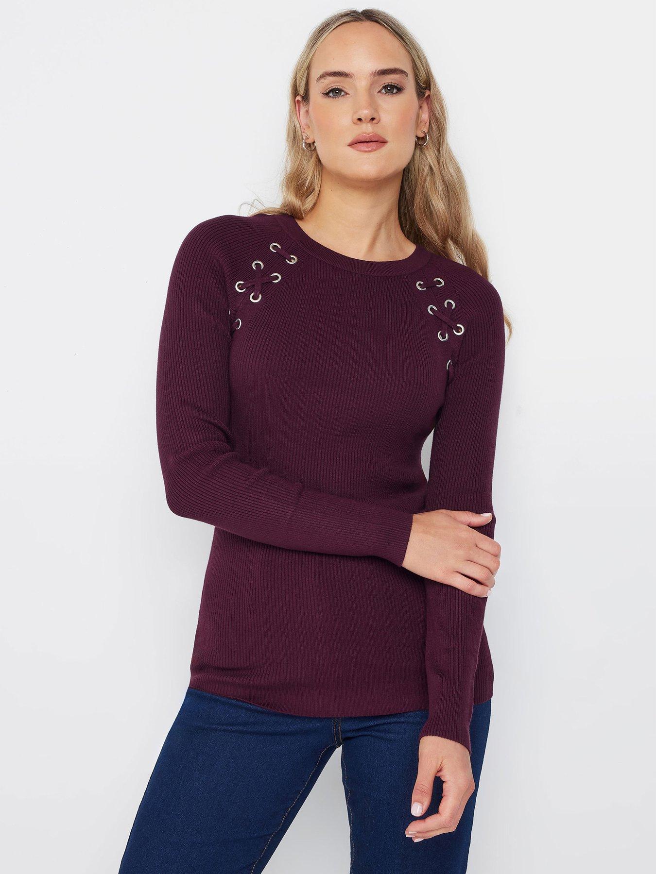 long-tall-sally-eyelet-jumper-red