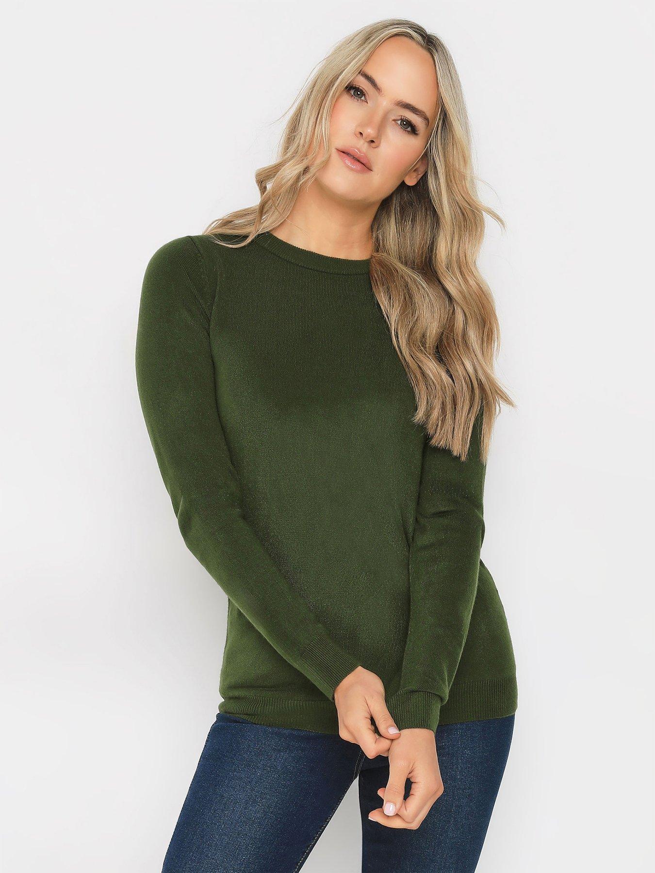 long-tall-sally-crew-neck-jumper-green