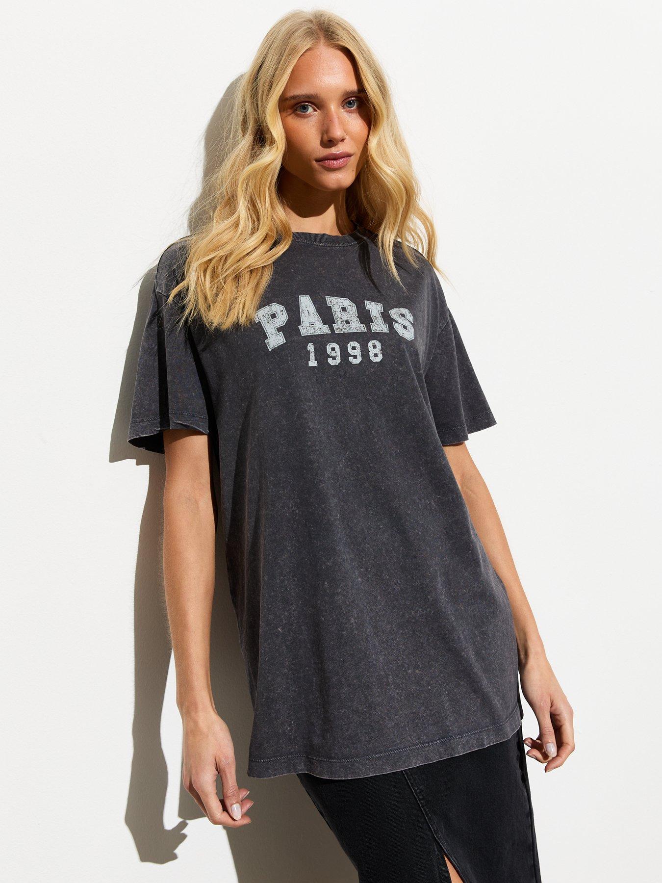 new-look-dark-grey-cotton-acid-wash-paris-slogan-oversized-t-shirt