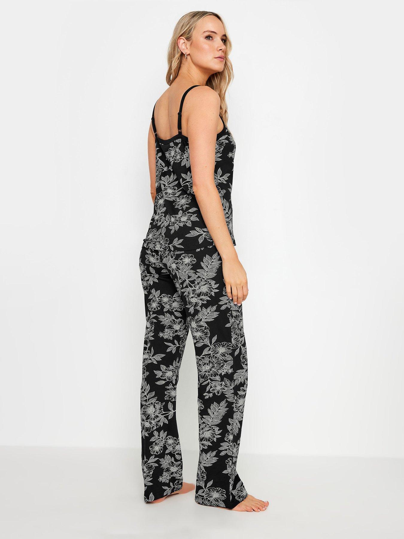 long-tall-sally-tall-outline-floral-cami-pj-setstillFront