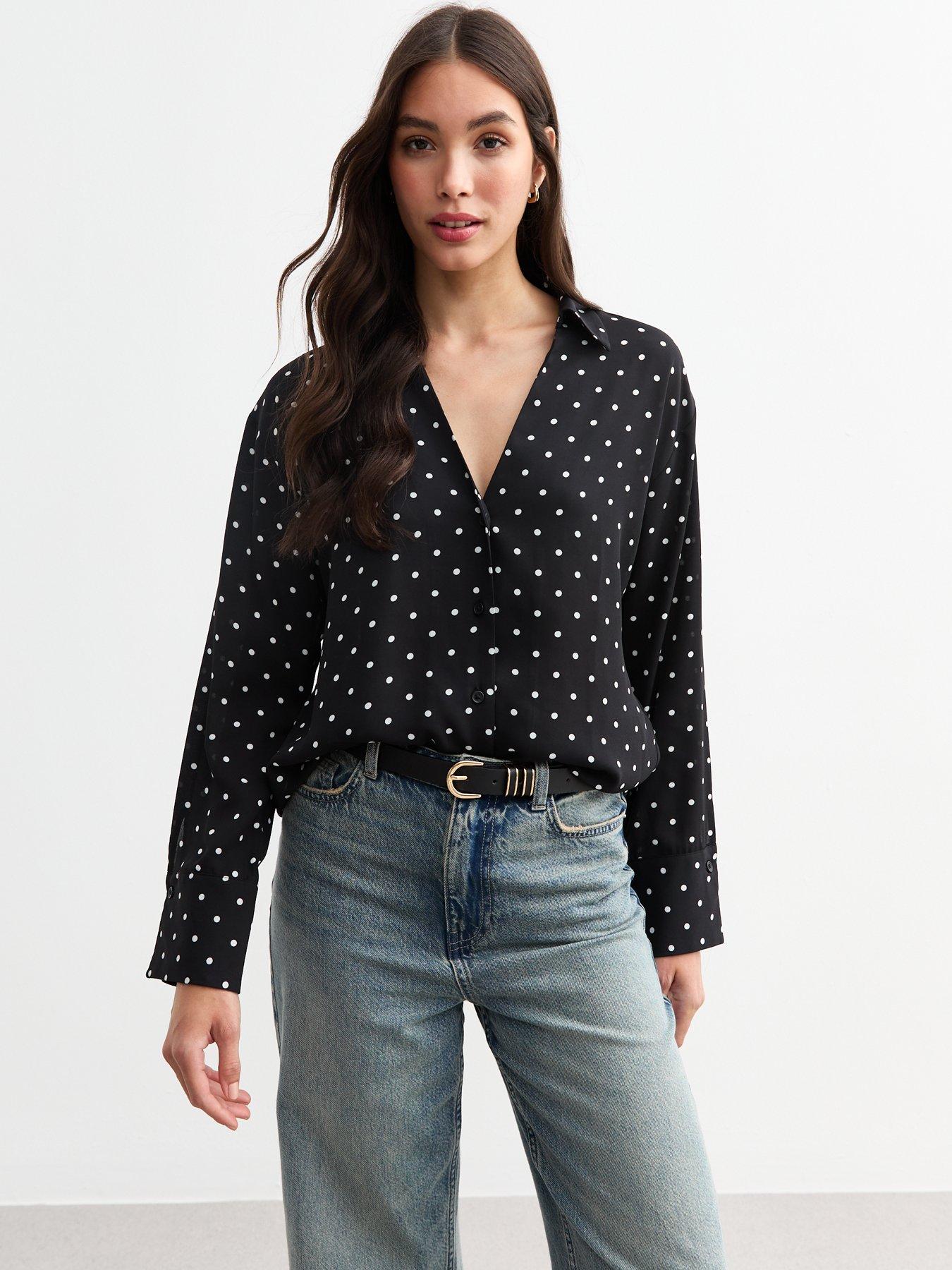 new-look-polka-dot-shirt-blackprintfront