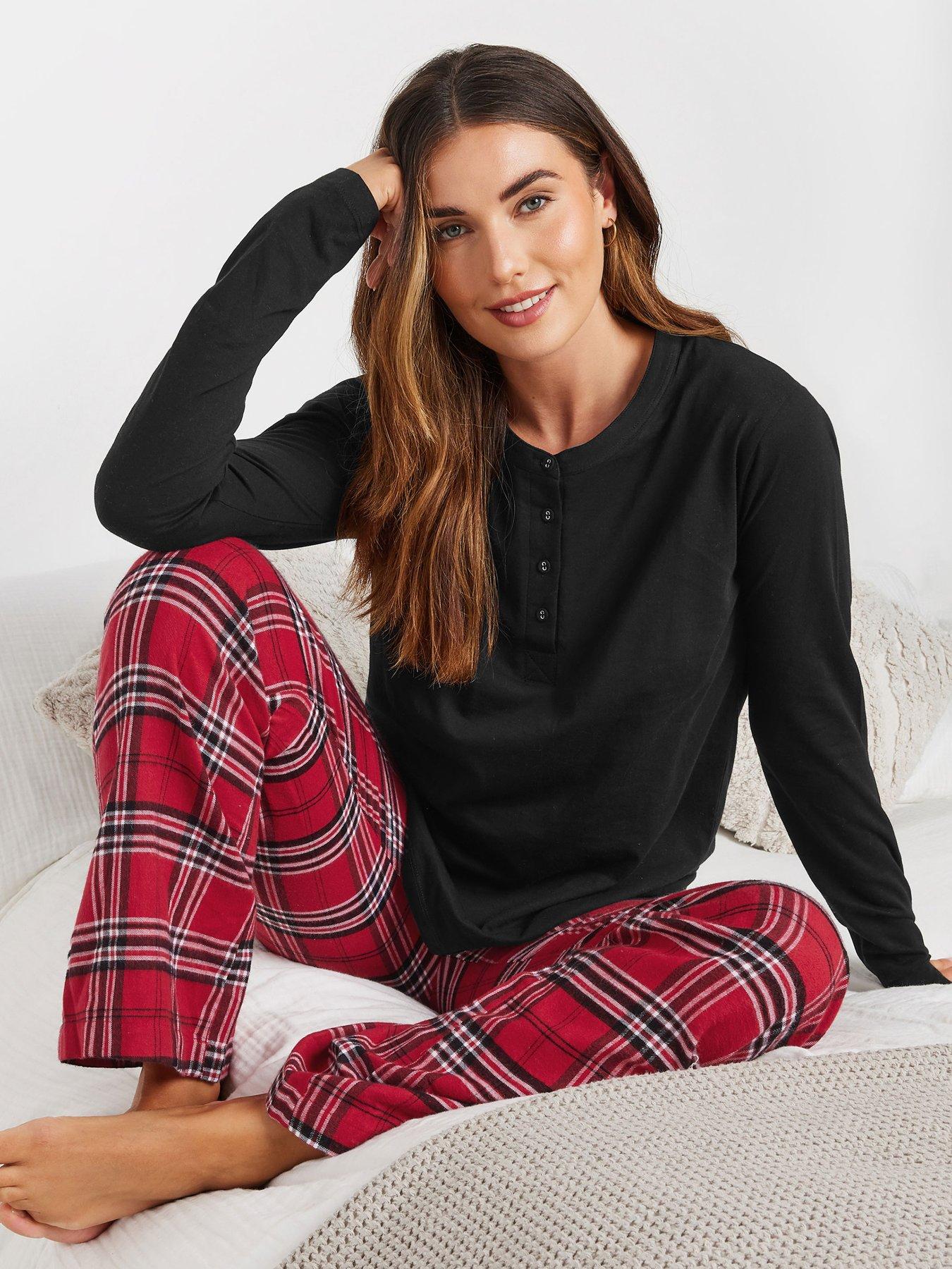 long-tall-sally-tall-check-pj-pantoutfit