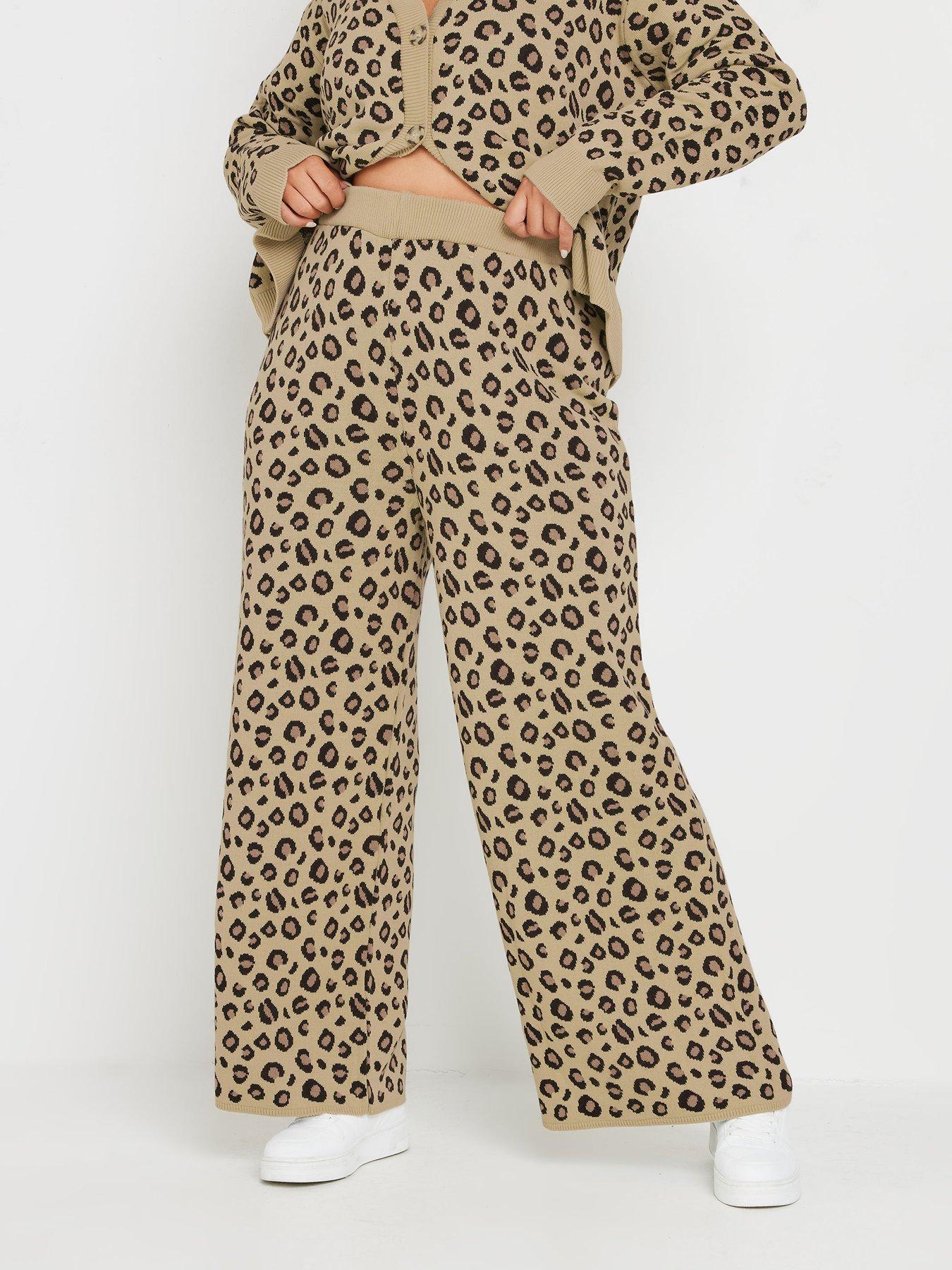 yours-curve-leopard-wide-leg-trousersfront