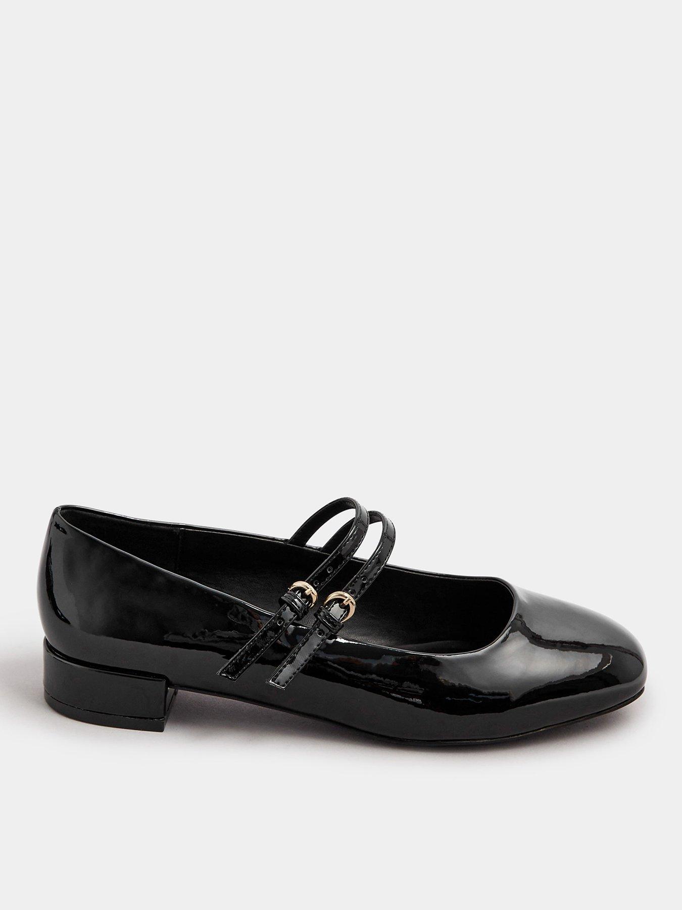 yours-extra-wide-fit-low-block-heel-mary-jane-black