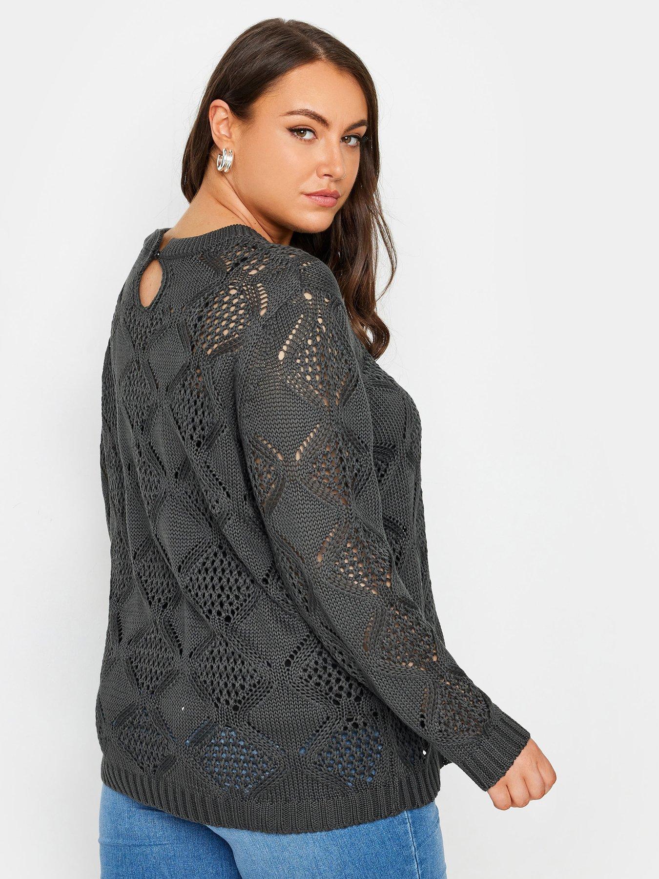 yours-curve-pointelle-mesh-stitch-jumperstillFront