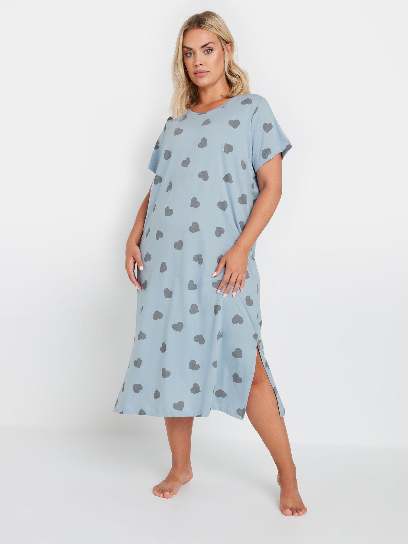 yours-curve-heart-midaxi-nightdress-blueback