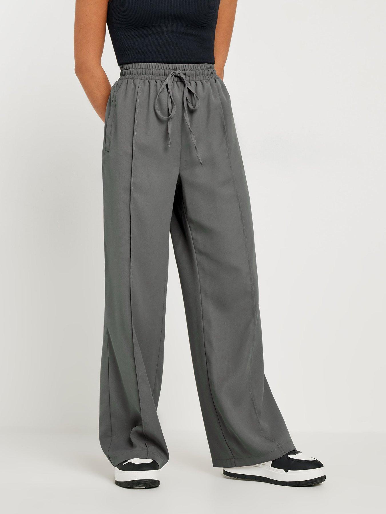 pixiegirl-petite-pintuck-tie-waist-wide-leg-trousers-grey