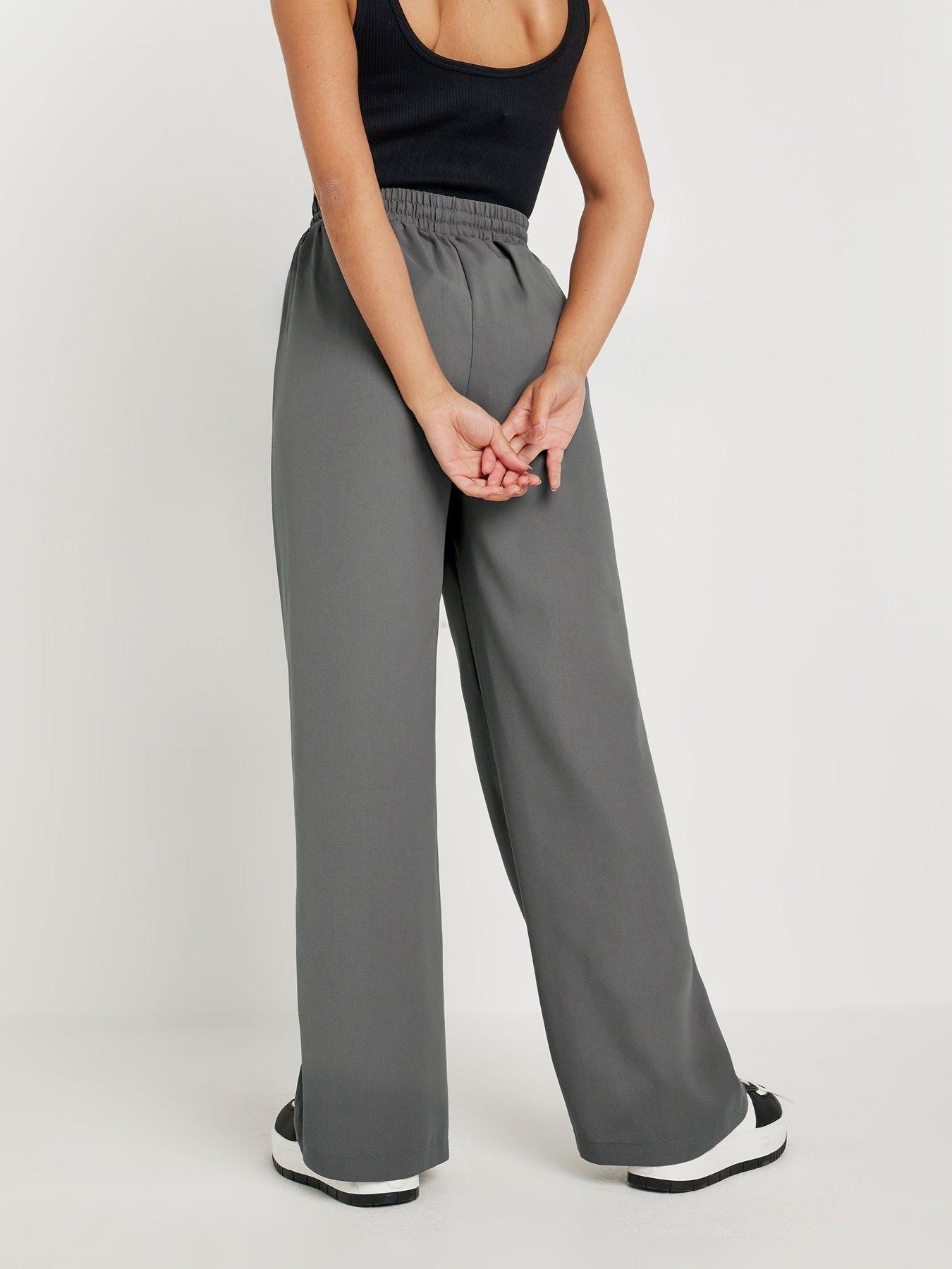 pixiegirl-petite-pintuck-tie-waist-wide-leg-trousers-greystillFront