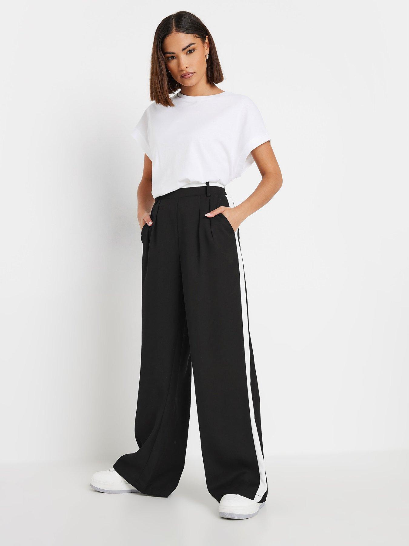 pixiegirl-petite-side-stripe-contrast-wide-leg-trousers-black