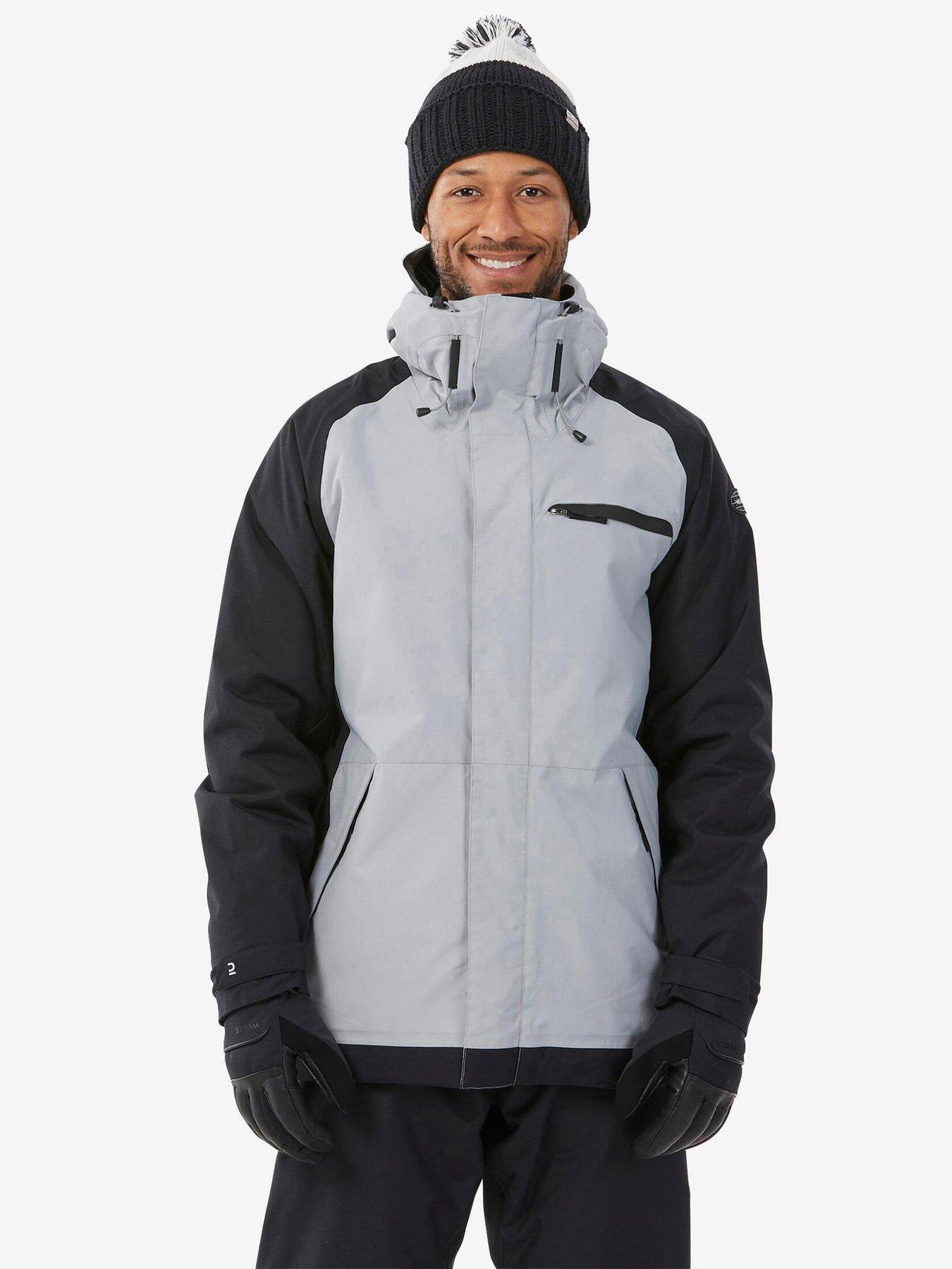 Image of Decathlon Men's 100 Snowboard Jacket - Grey/Black