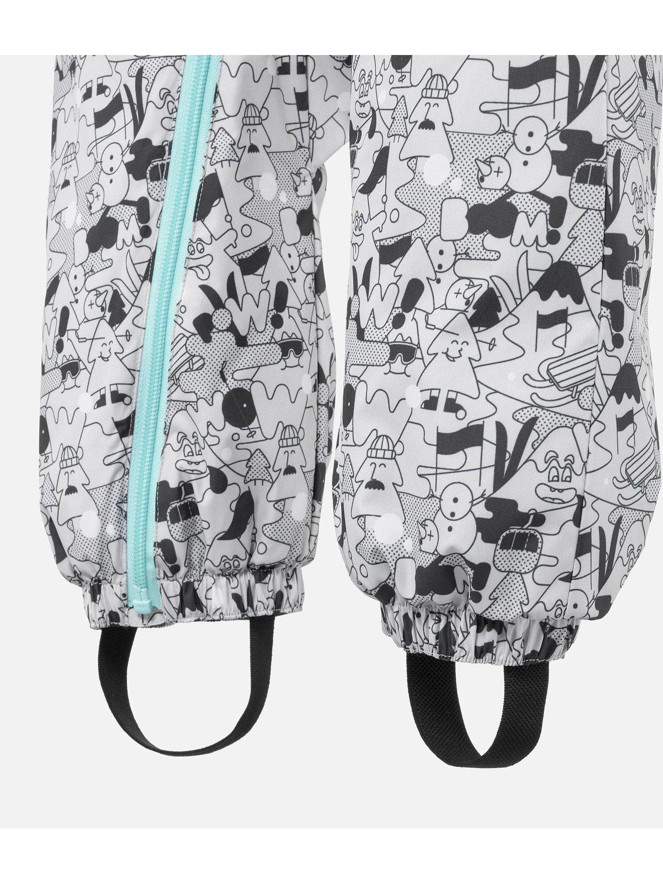 Image 5 of 5 of Decathlon Kids Warm&nbsp;500 Warm Lugiklip Baby Ski Suit&nbsp;- Grey&nbsp;