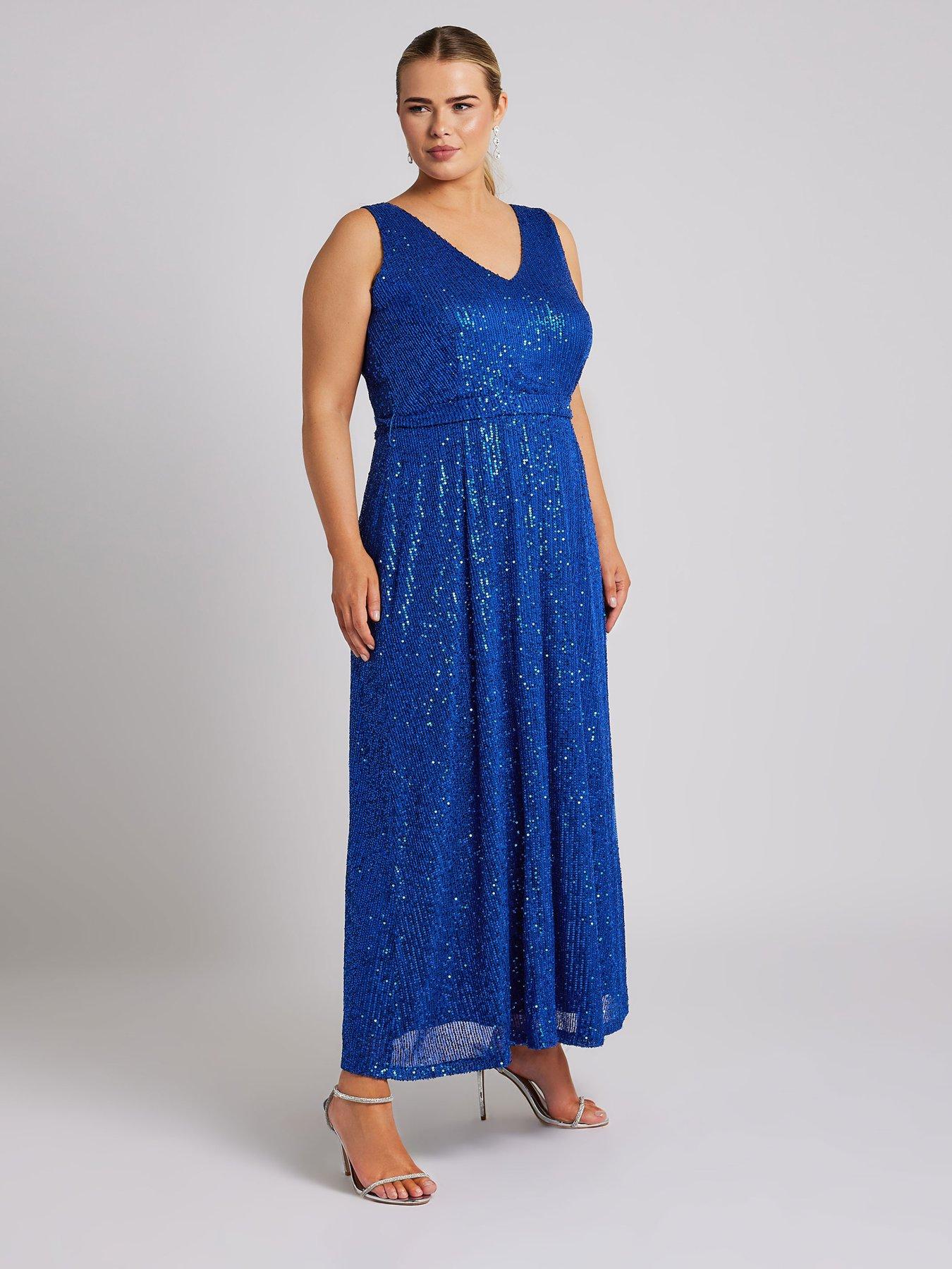 yours-curve-sequin-v-neck-maxi-dress-blueback