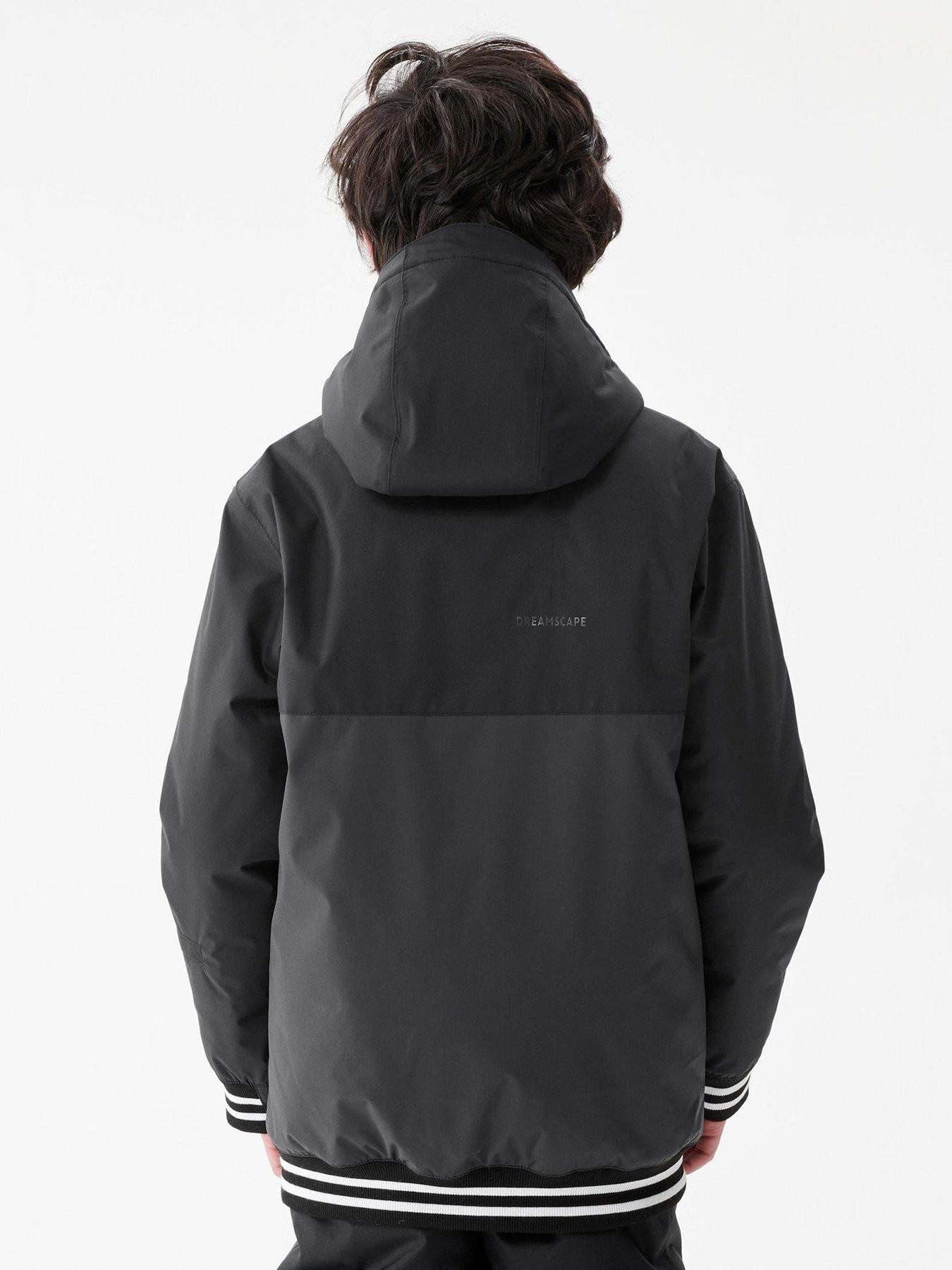 Image 2 of 5 of Decathlon Boys 100 Snowboard Jacket -&nbsp;Black/Grey