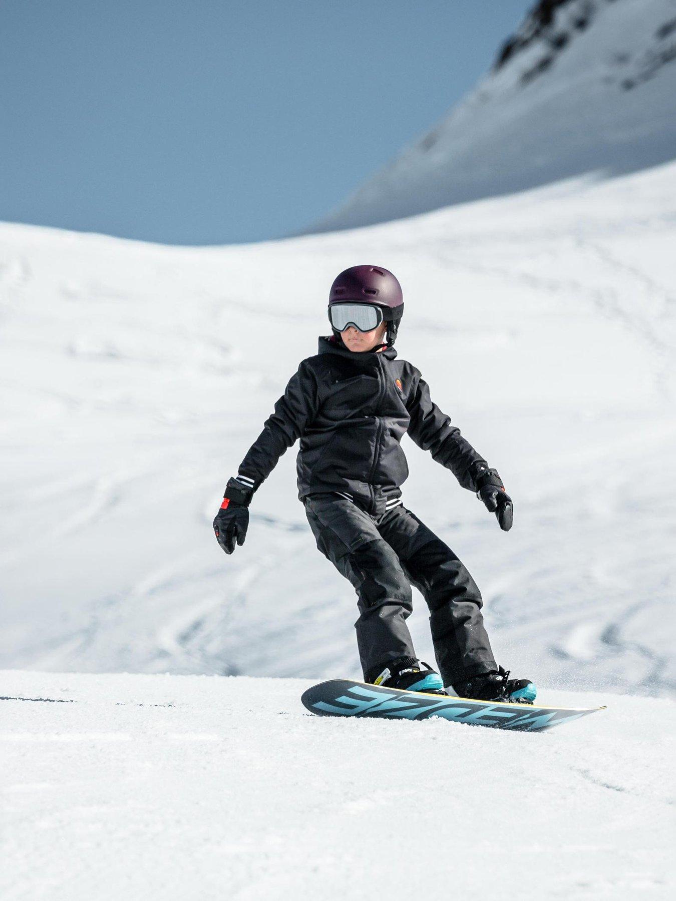 Image 3 of 5 of Decathlon Boys 100 Snowboard Jacket -&nbsp;Black/Grey