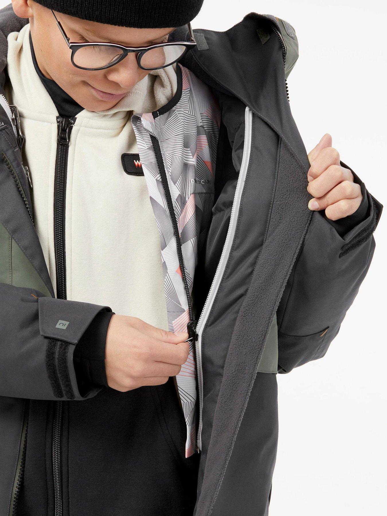 Image 4 of 5 of Decathlon Boys' 500 Snowboard Jacket - Grey