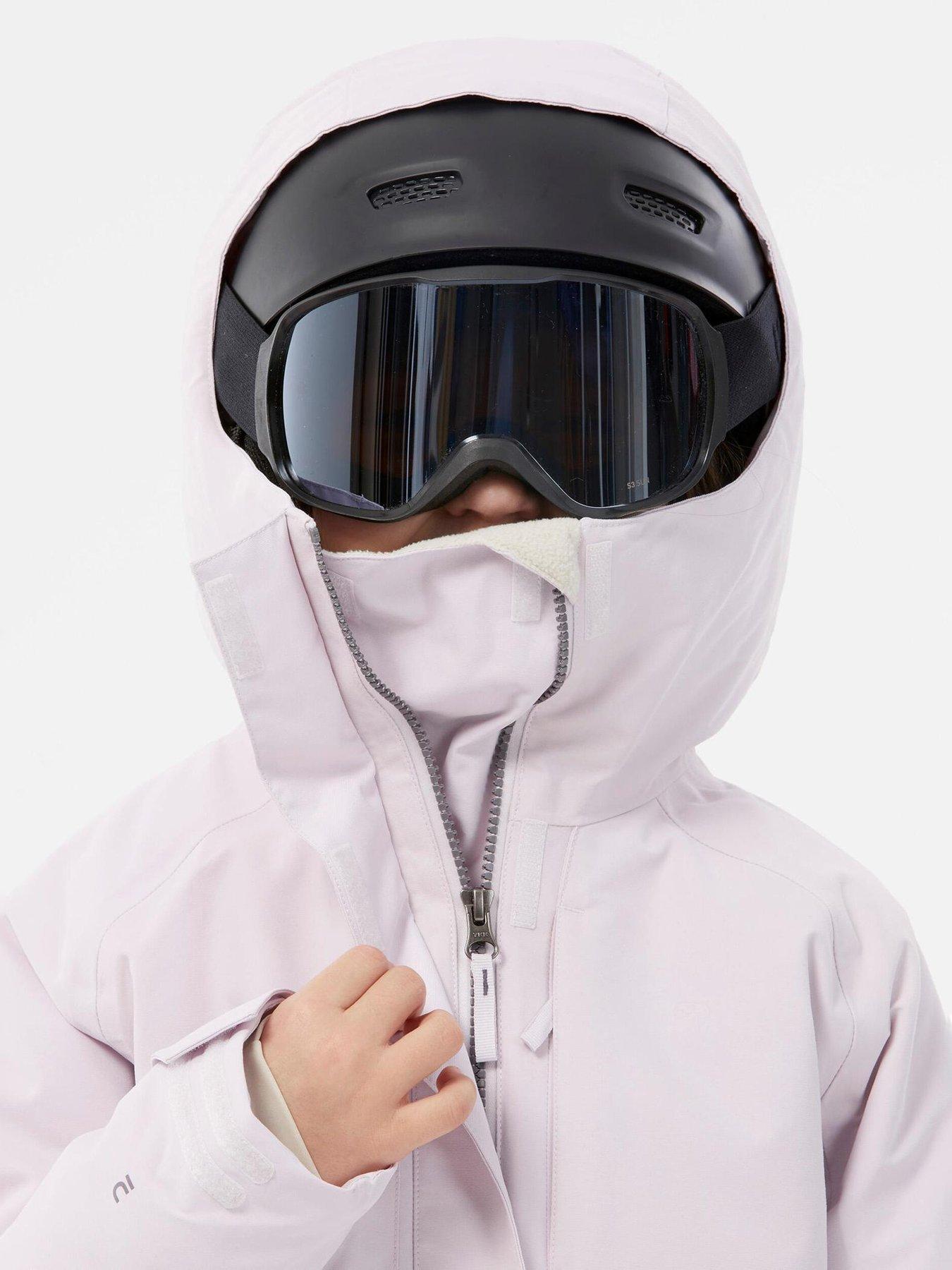 Image 3 of 5 of Decathlon Girls' 500 Snowboard Jacket - Light Grey