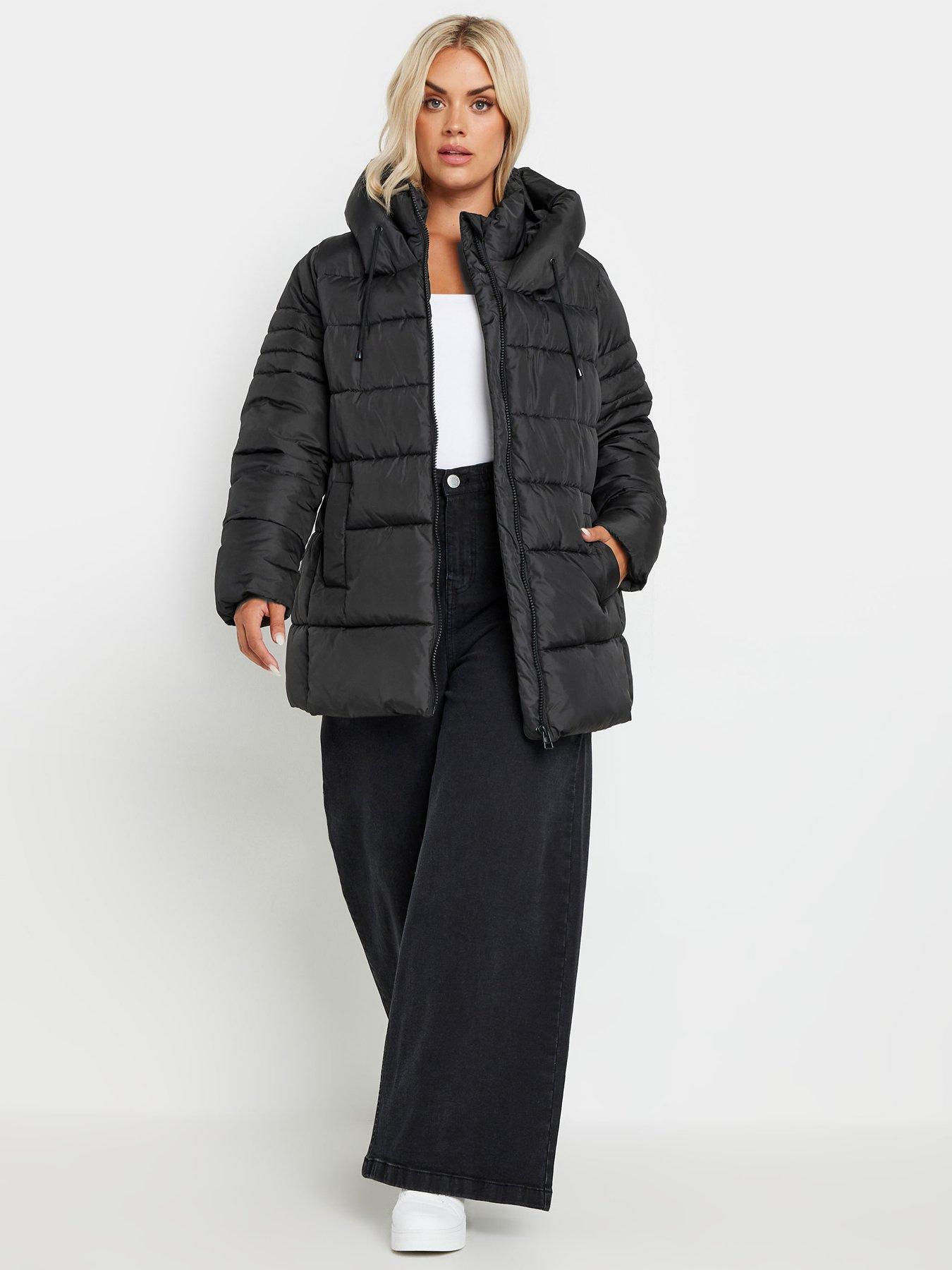 yours-curve-sporty-short-coat-blackback