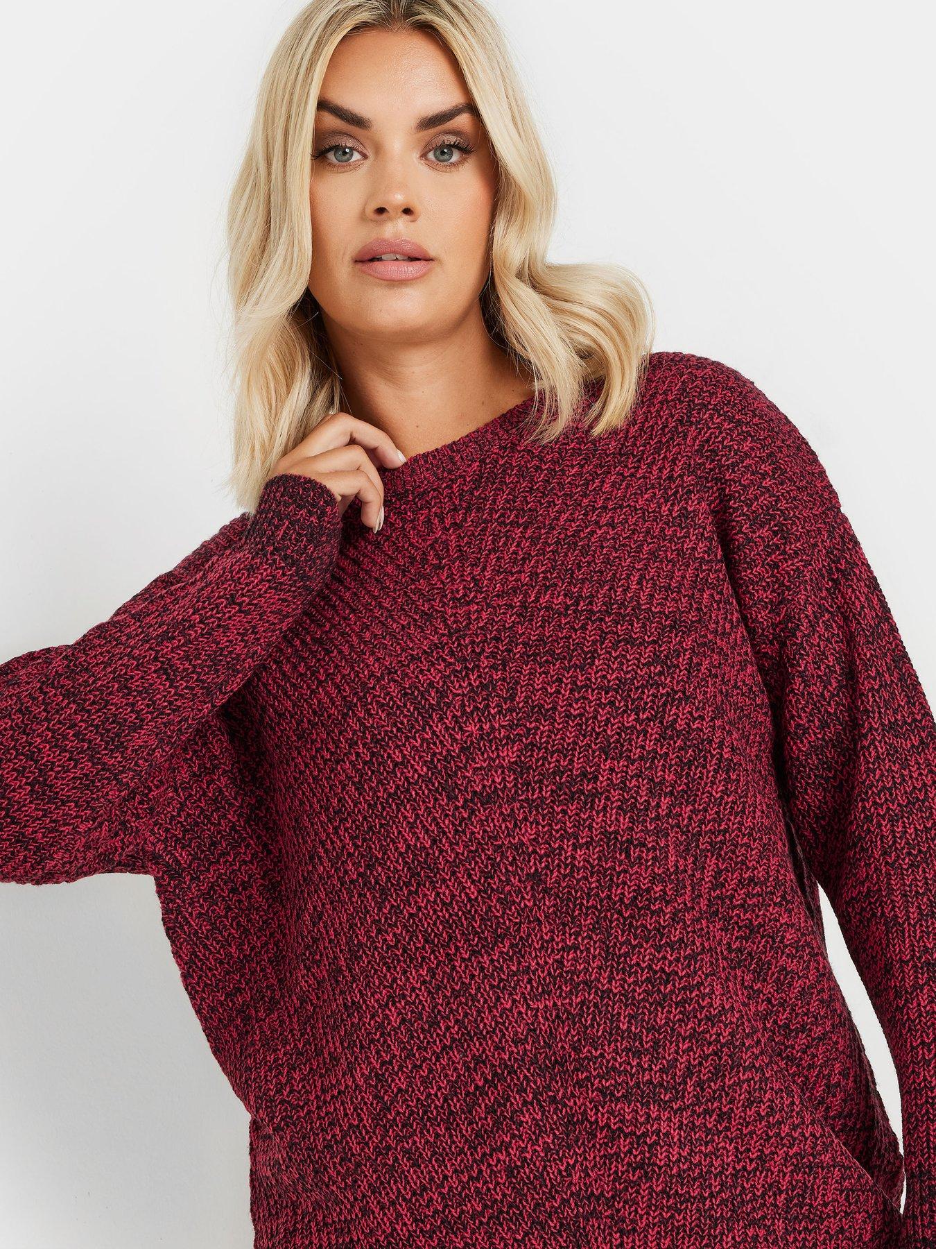 Image 4 of 4 of Yours Curve Twist Jumper - Red