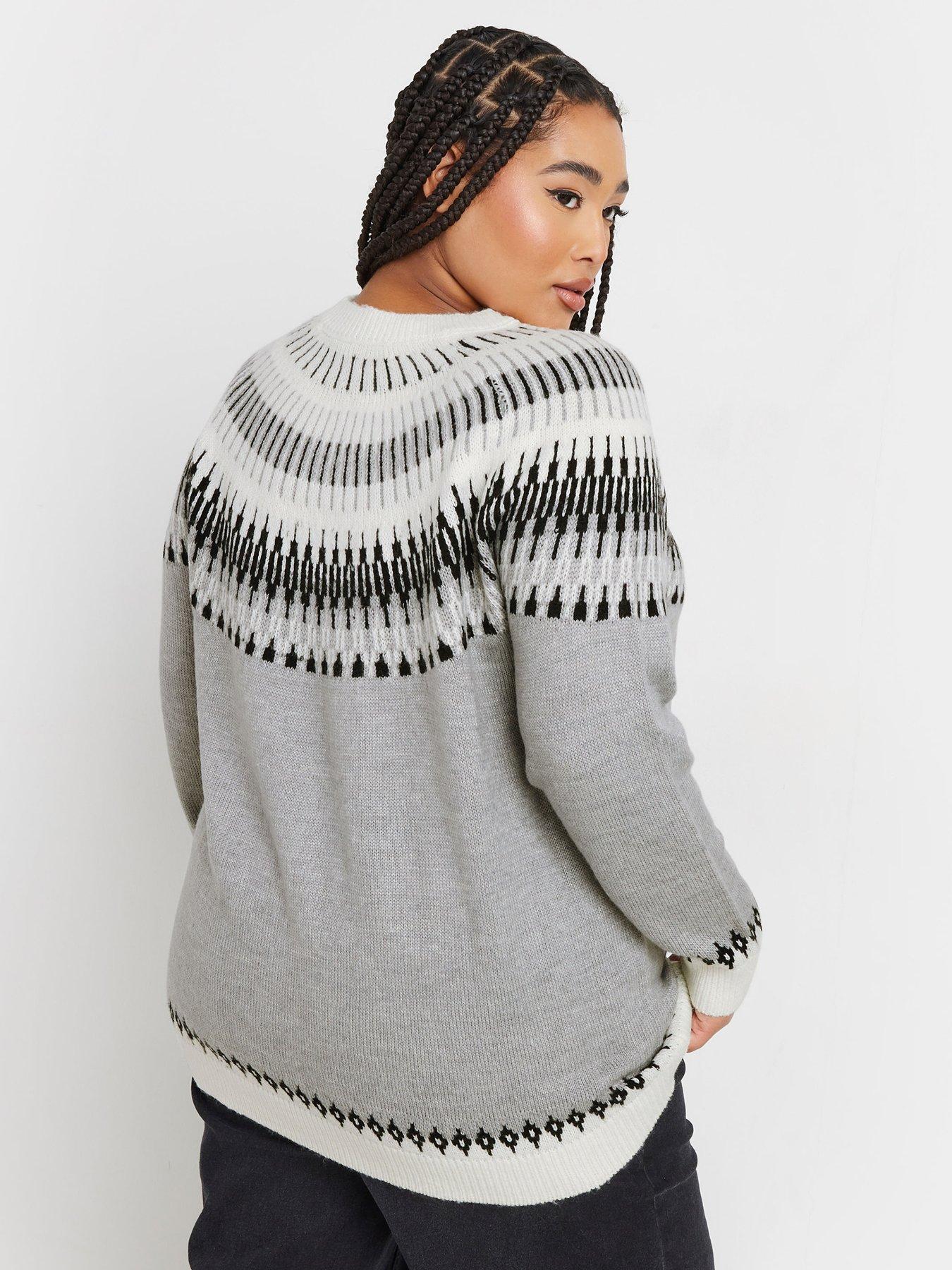 yours-curve-fairisle-jumperstillFront