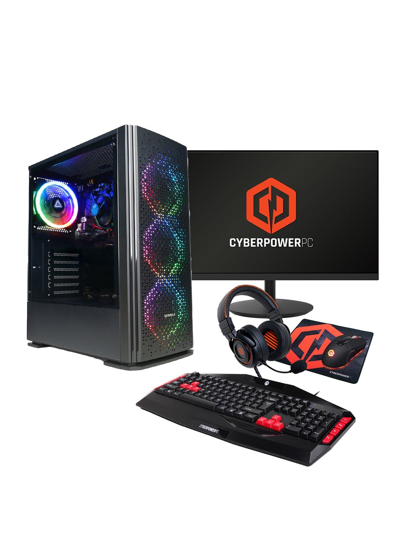 cyberpower-blaze-gaming-pc-bundle-amd-ryzen-5-8500g-16gb-ddr5-ram-1tb-m2-nvme-ssd-with-238in-monitor-headset-keyboard-mouse-amp-mouse-pad