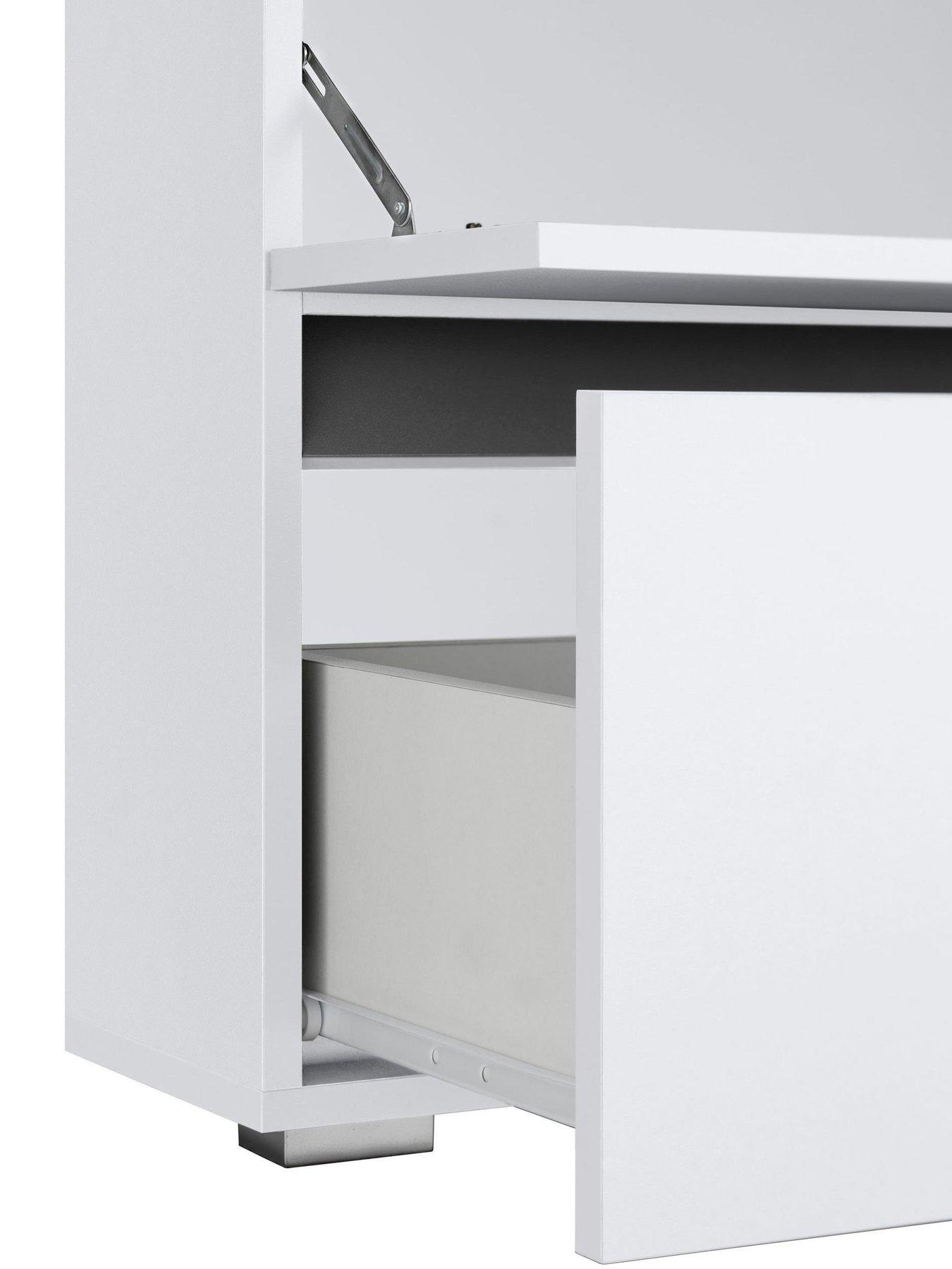 Image 5 of 7 of Dorel Home Wisla Under Sink Cabinet - White