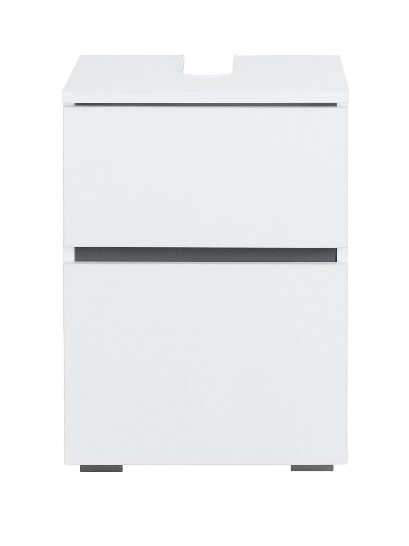 Image 2 of 5 of Dorel Home Wisla Compact Under Sink Cabinet - White