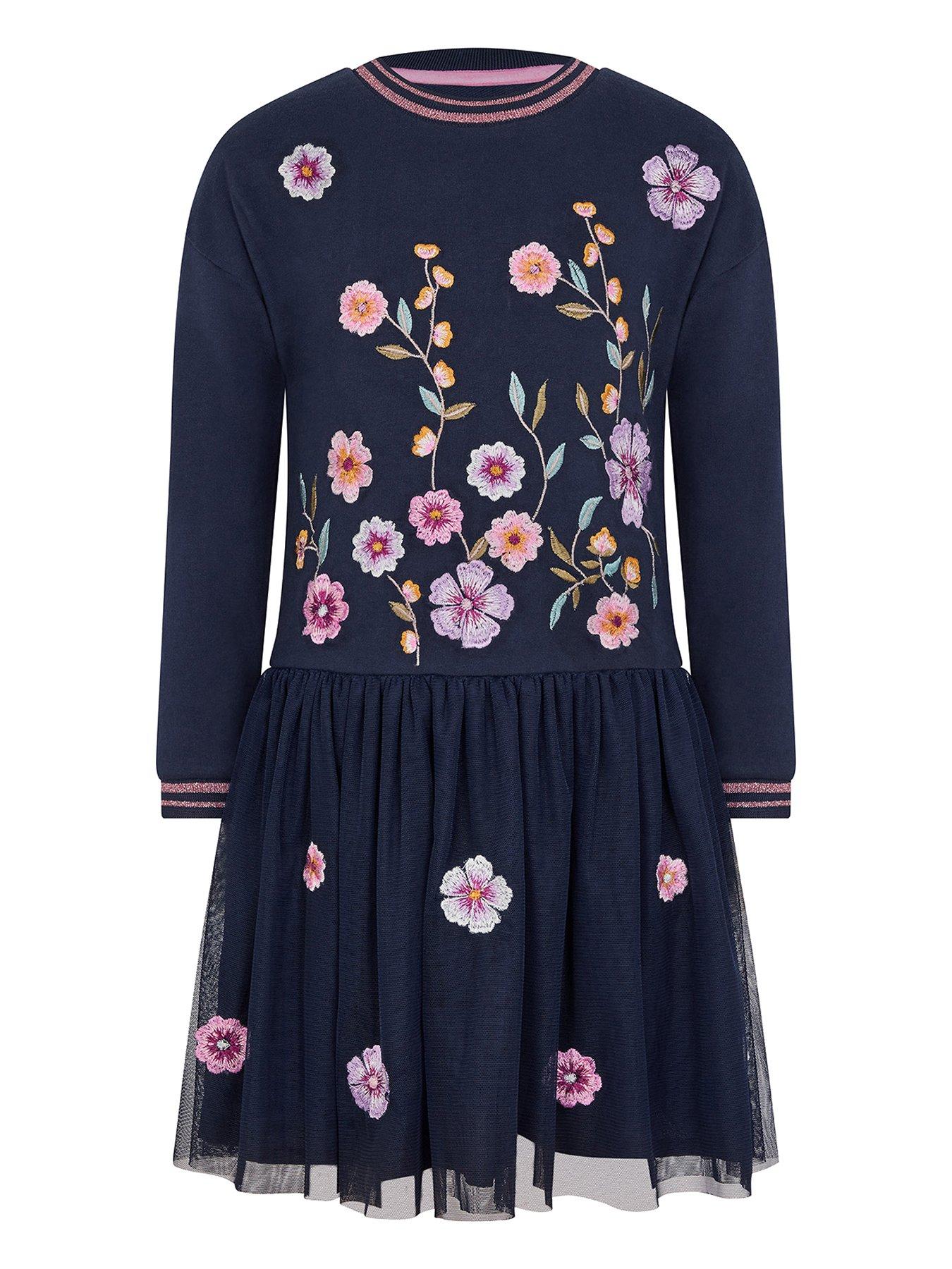 monsoon-girls-2-in-1-floral-embroidered-dress-navy