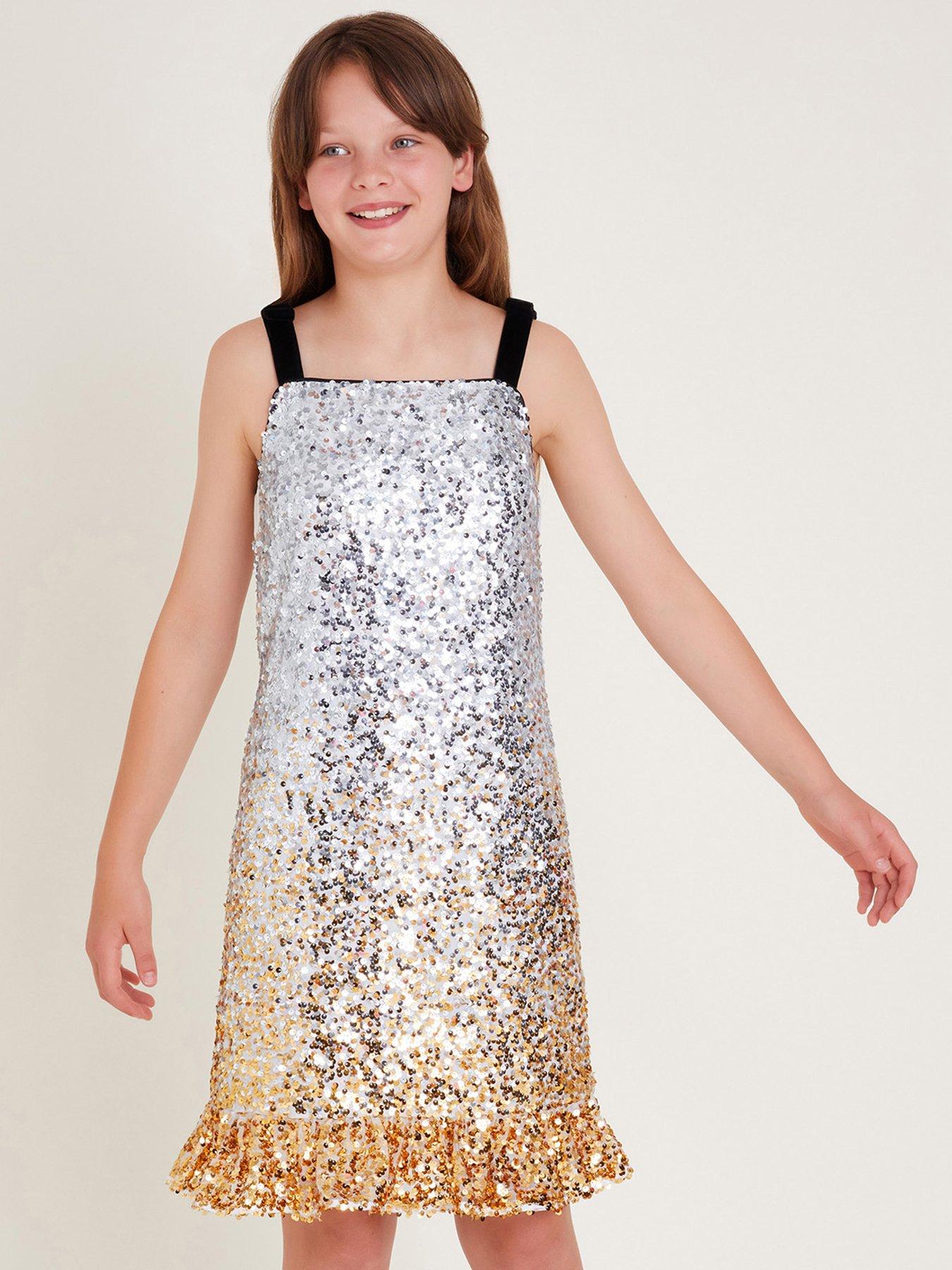 monsoon-girls-savannah-sequin-dress-silverstillFront