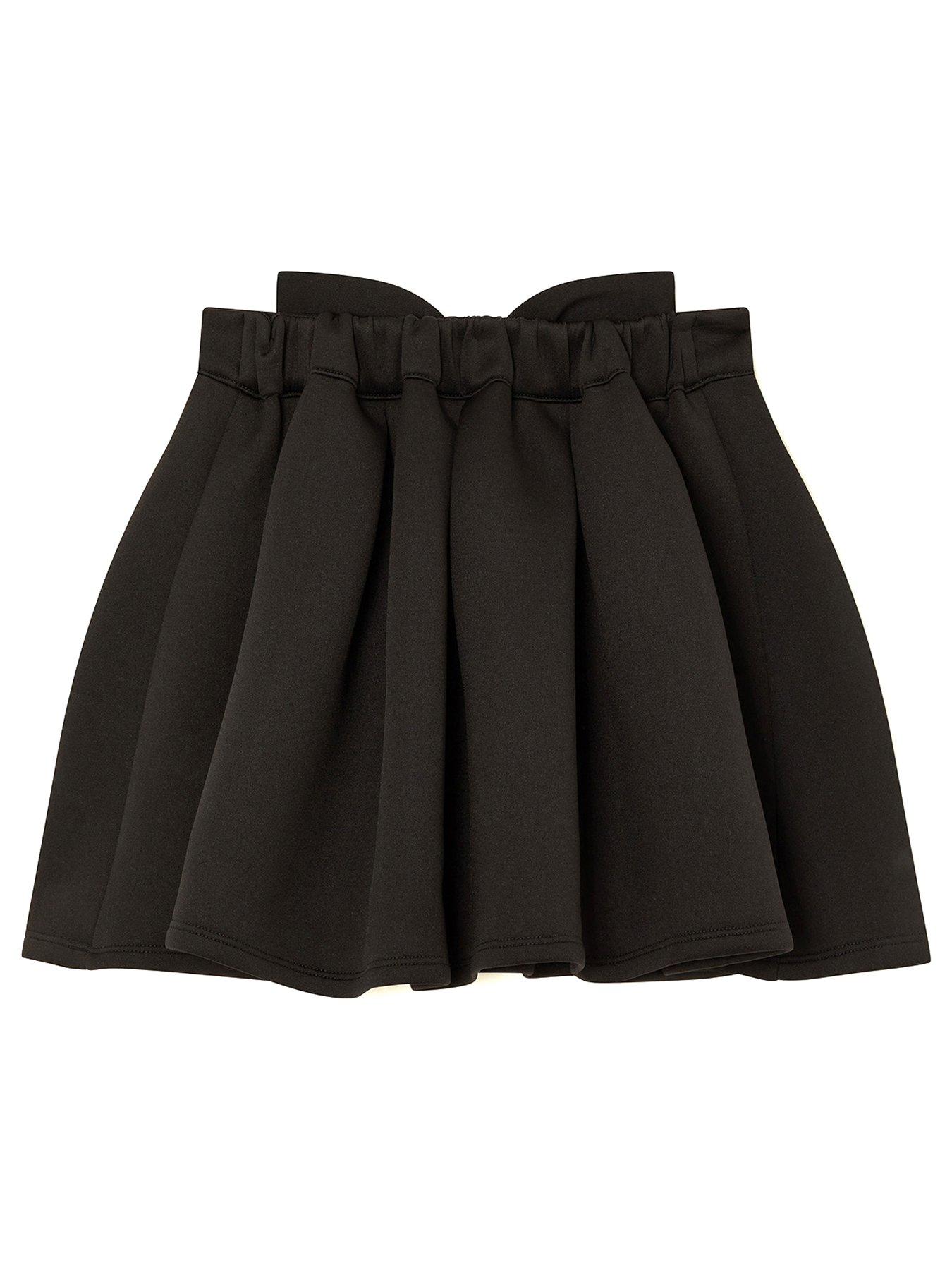 monsoon-girls-scuba-bow-pleated-skirt-blackback