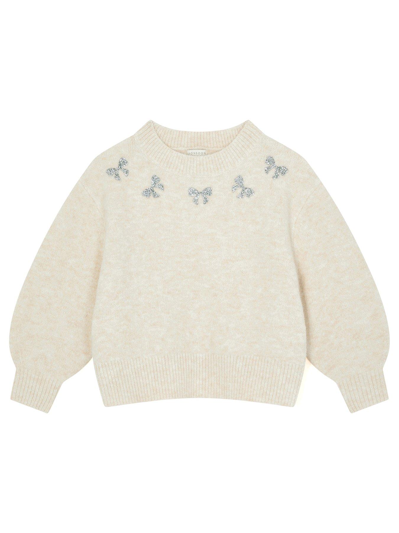 monsoon-girls-sparkle-bow-jumper-oatmeal