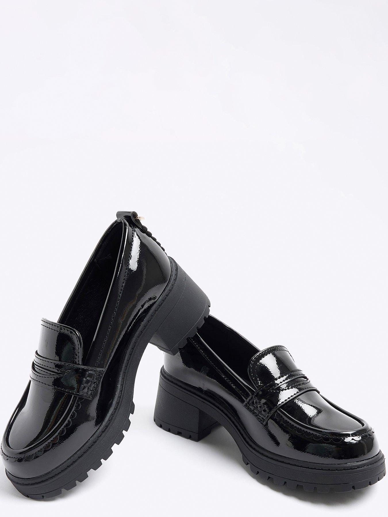 river-island-older-girl-callop-trim-heeled-loafers-blackdetail