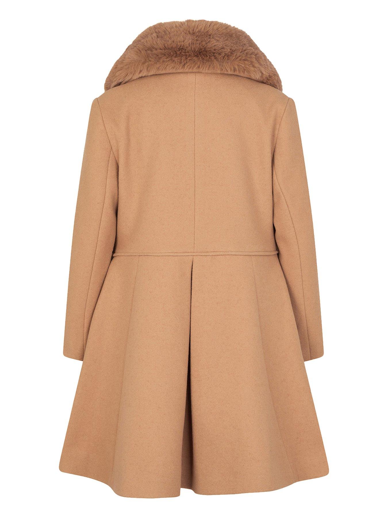 monsoon-girls-faux-fur-collar-bow-swing-coat-camelback