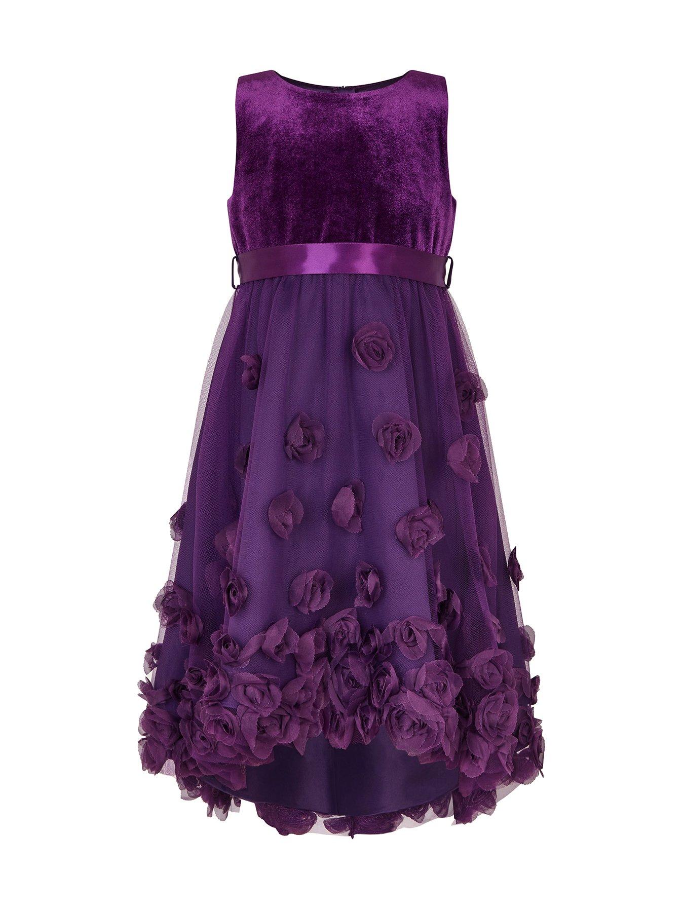 monsoon-girls-ianthe-3d-flower-dress-purplestillFront