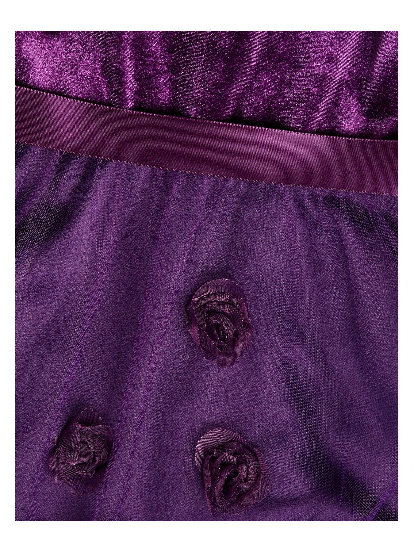 monsoon-girls-ianthe-3d-flower-dress-purpleoutfit