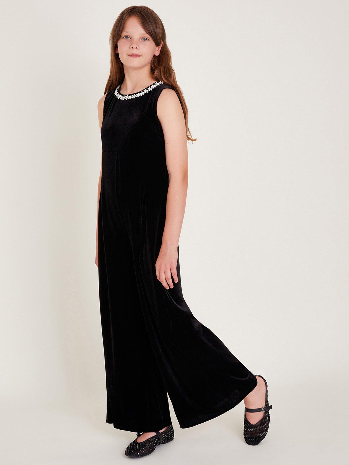 monsoon-girls-laureli-bow-velour-jumpsuit-blackstillFront