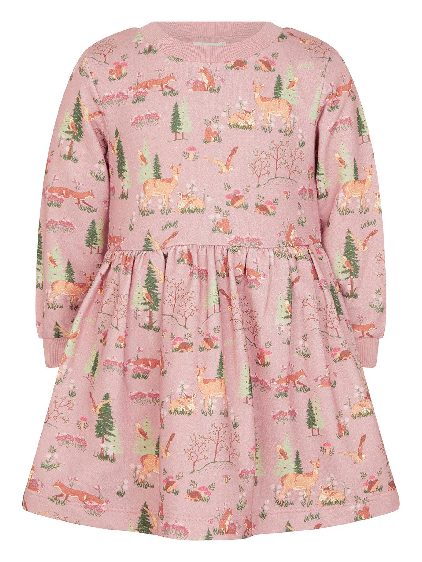 monsoon-baby-girls-woodland-jersey-dress-purplefront