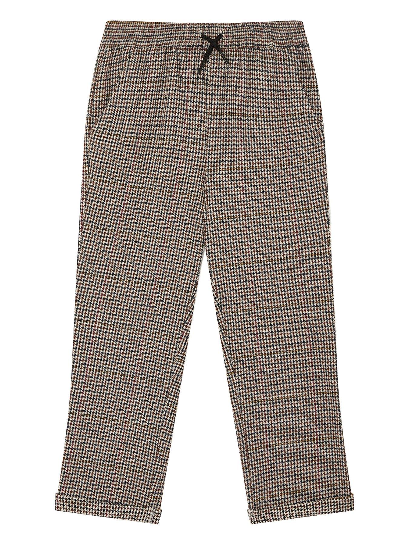 monsoon-boys-checked-pull-on-trousers-brown