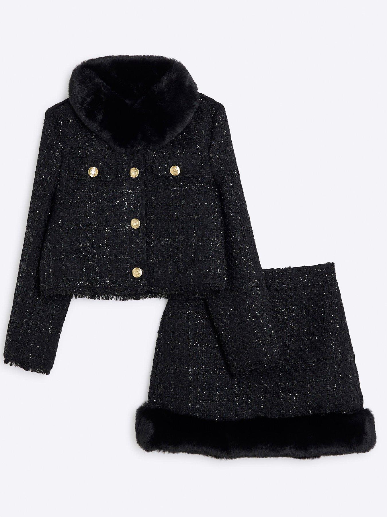 river-island-boucle-military-jacket-set-black