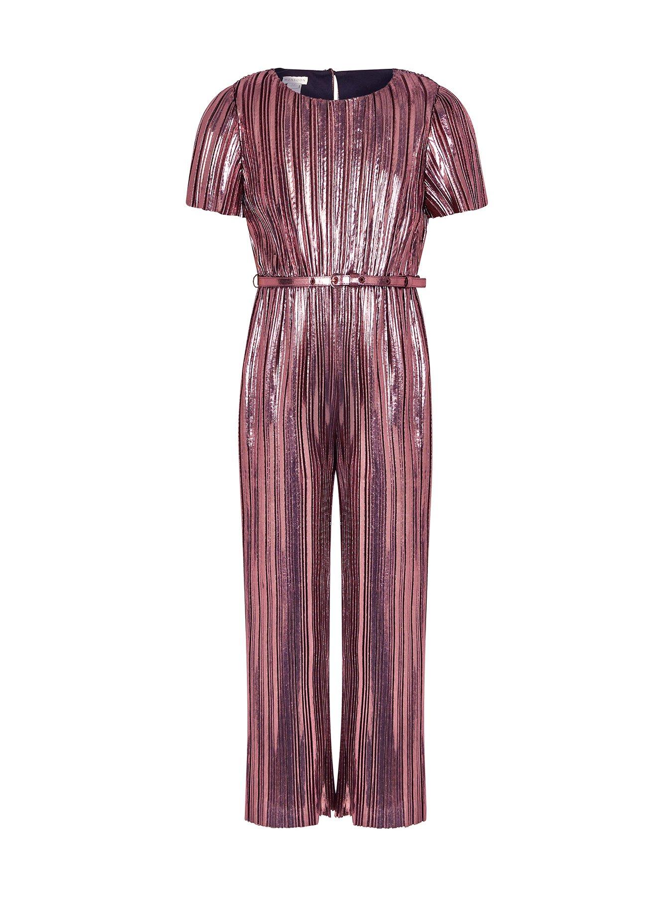 monsoon-girls-metallic-plisse-belted-jumpsuit-rose-goldstillFront