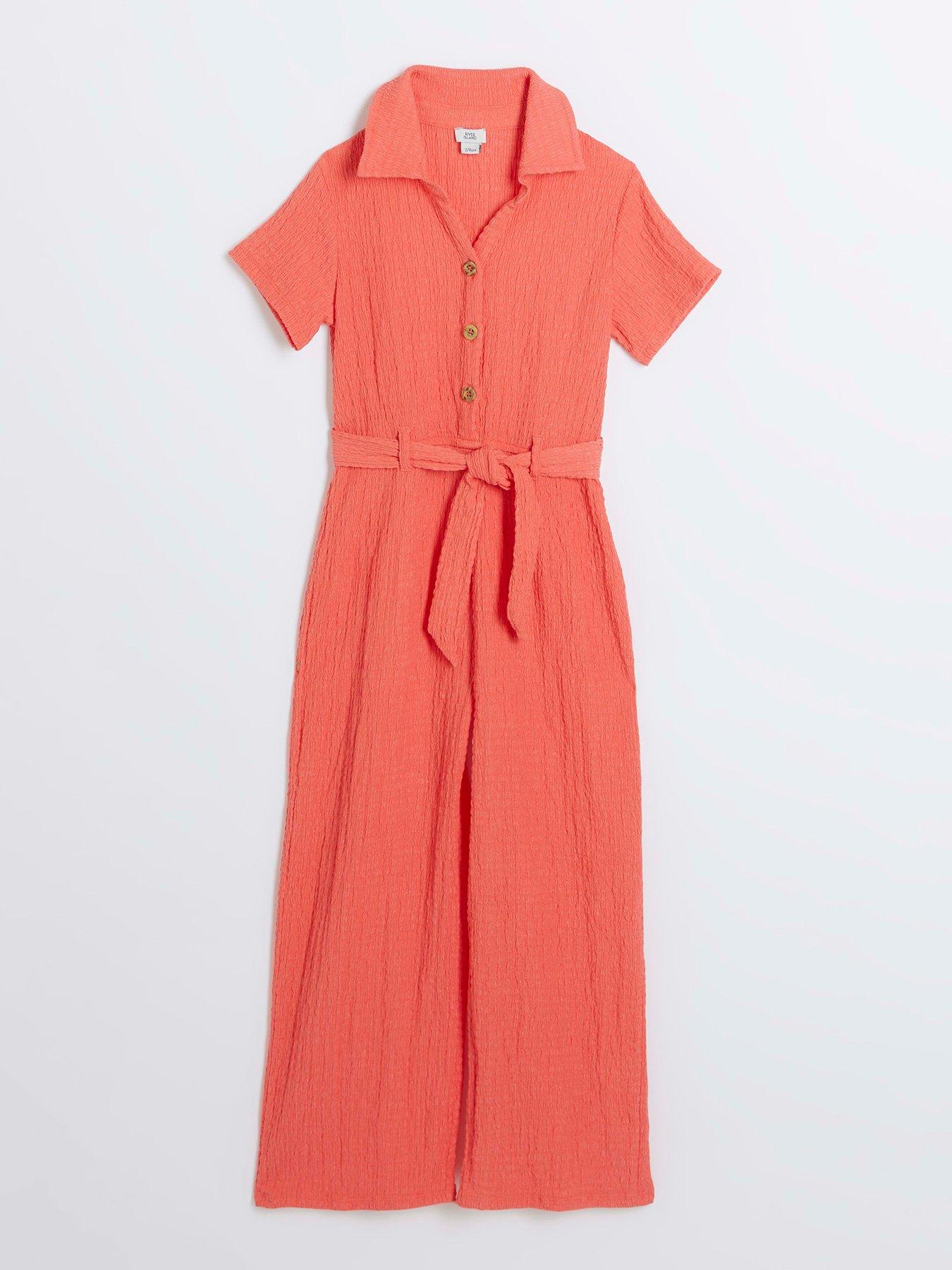 river-island-girls-seersucker-jumpsuit-orange