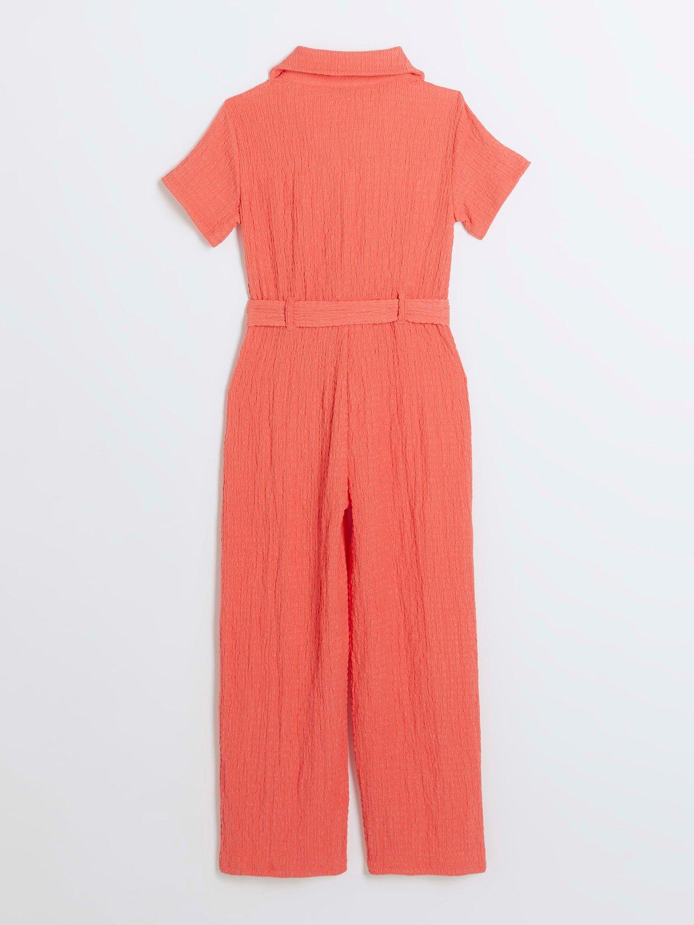 river-island-girls-seersucker-jumpsuit-orangeback