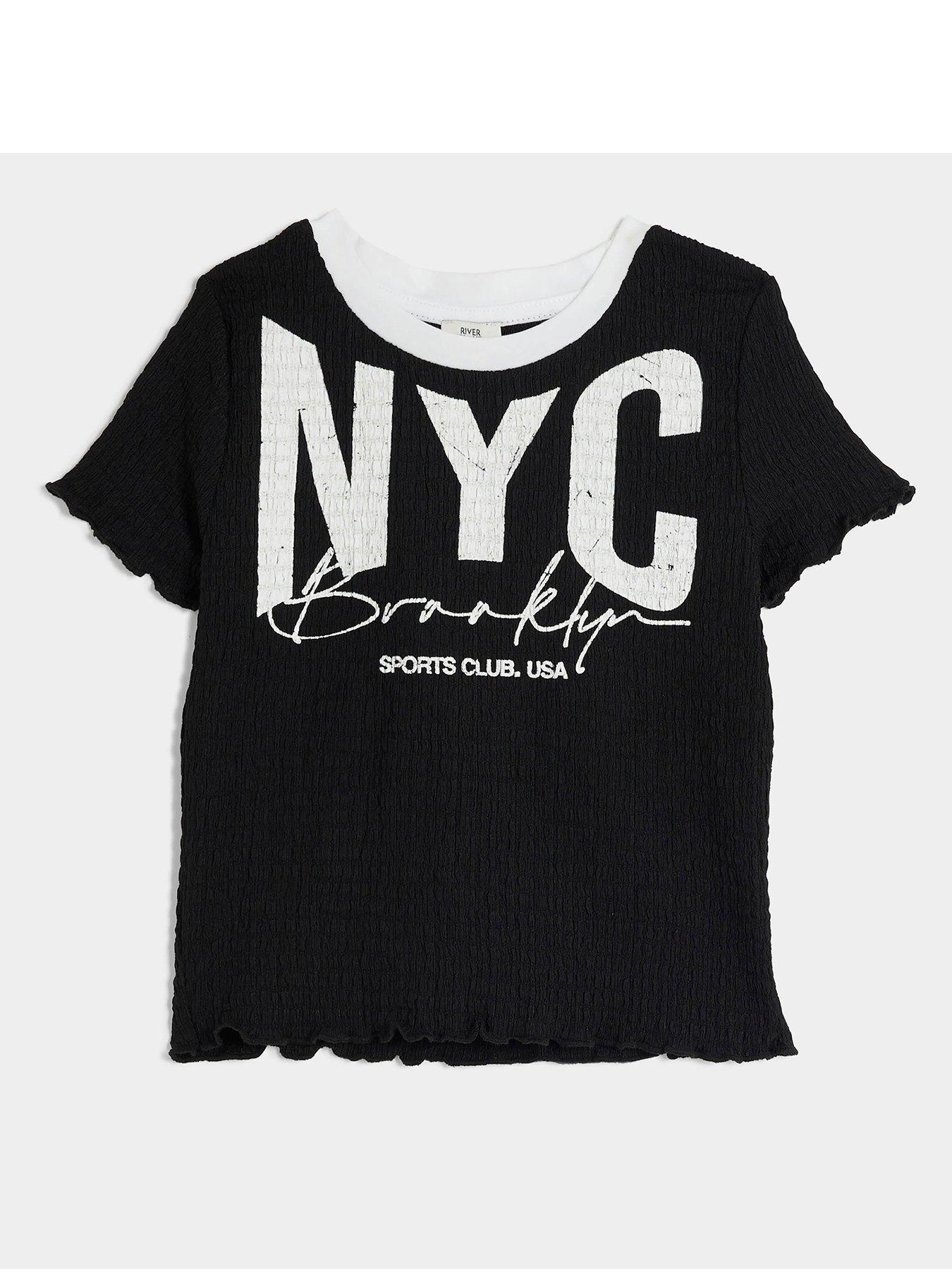 river-island-girls-textured-graphic-print-t-shirt-black