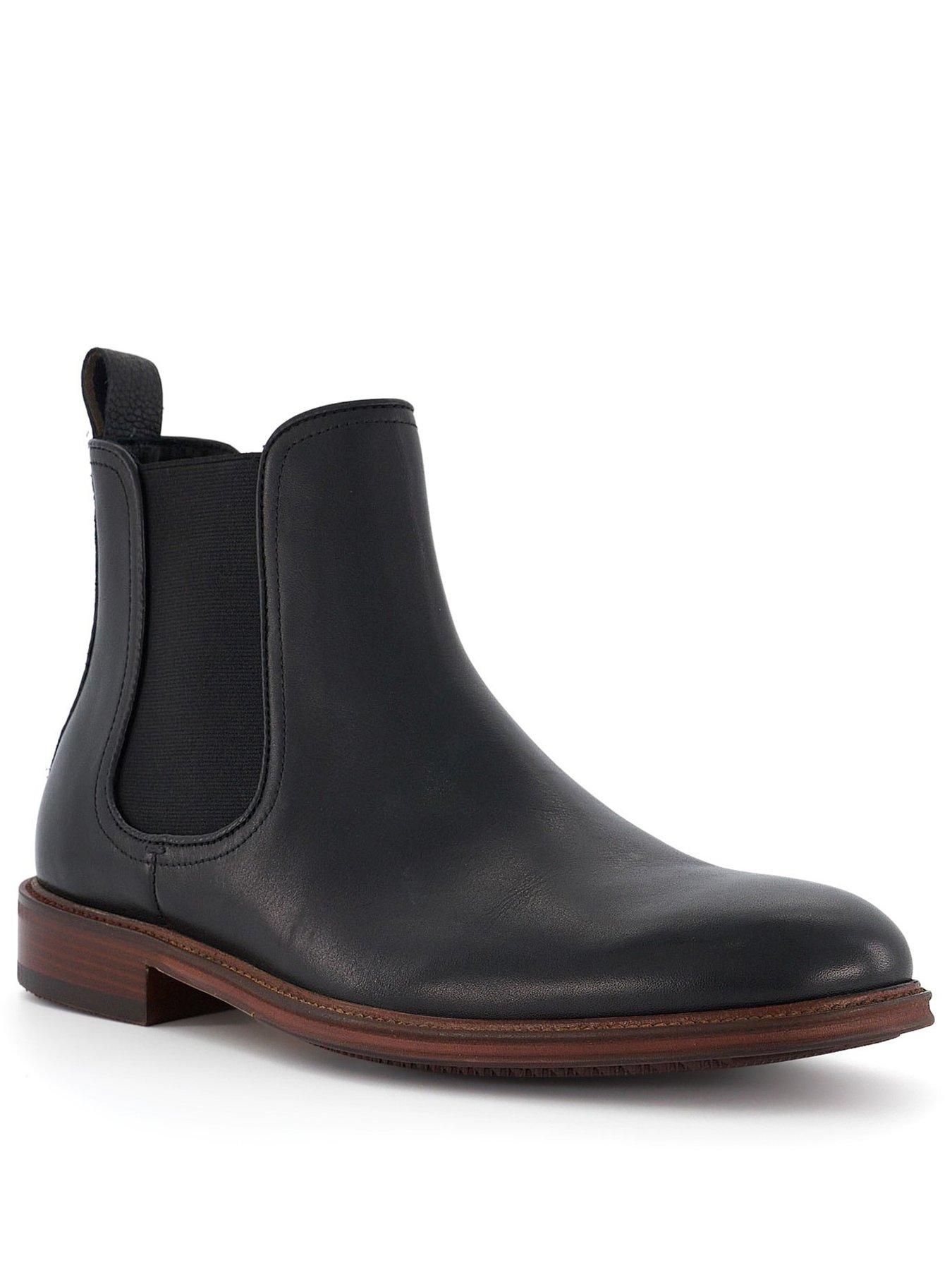 dune-london-characteristic-chelsea-boot-blackstillFront